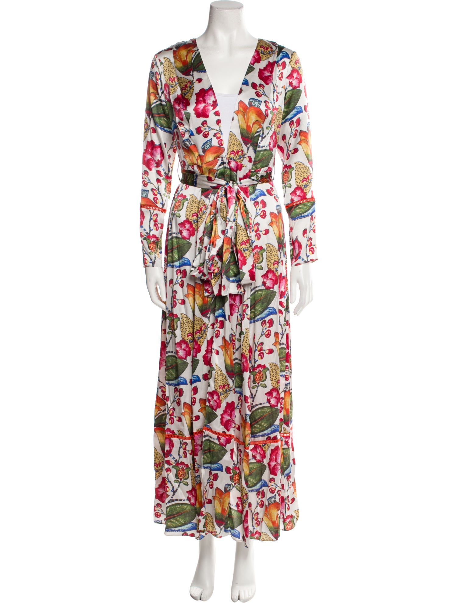 we are LEONE Silk Long Dress