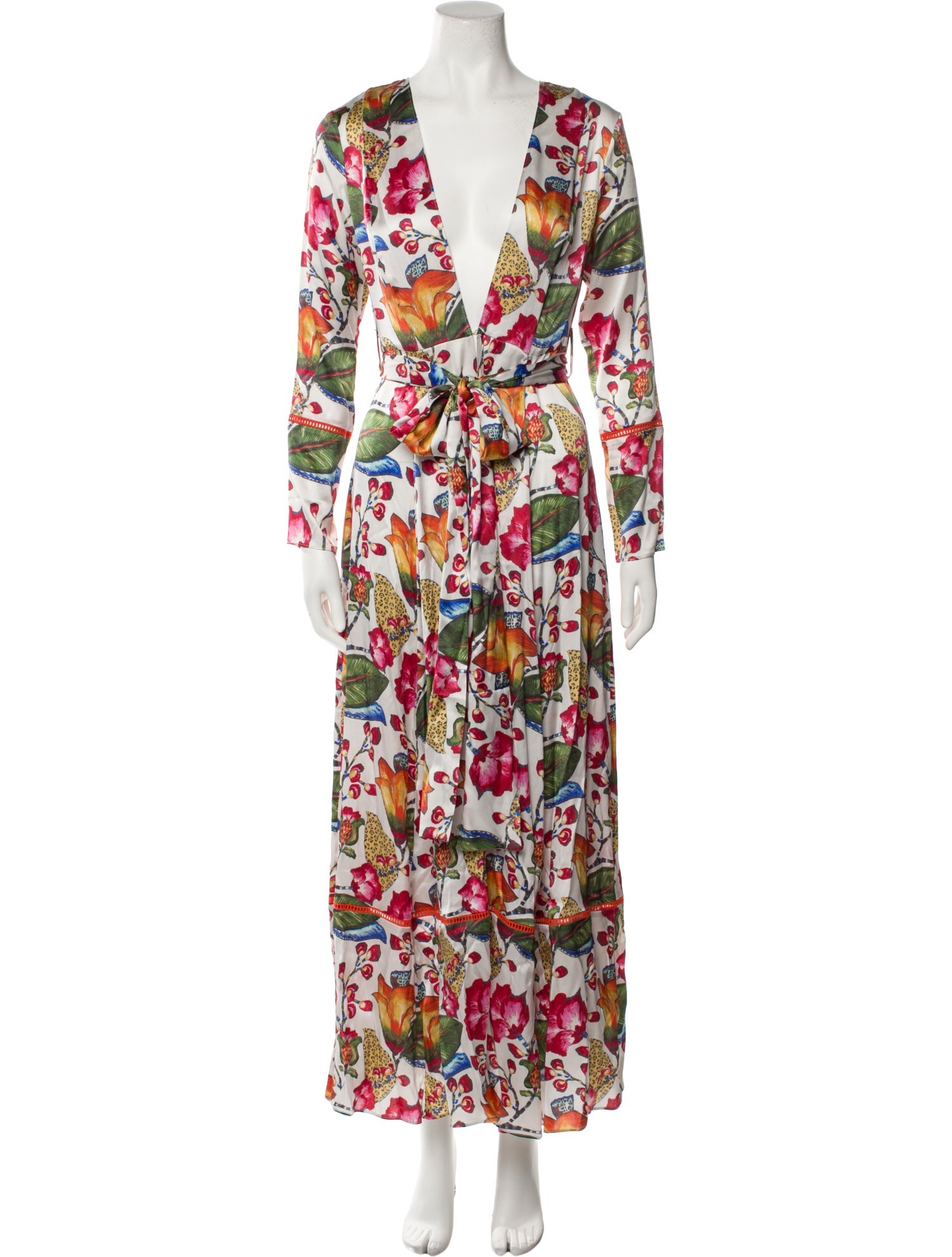 we are LEONE Silk Long Dress