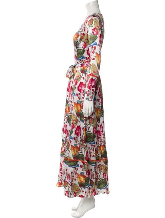 we are LEONE Silk Long Dress