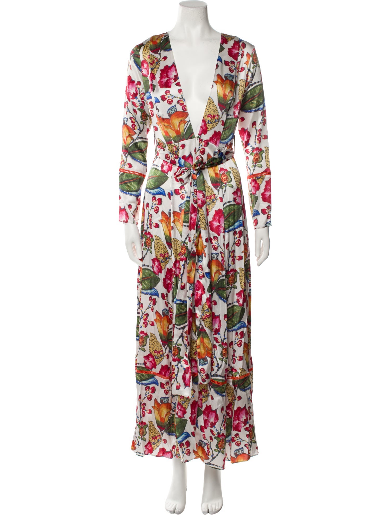 we are LEONE Floral Print Long Dress