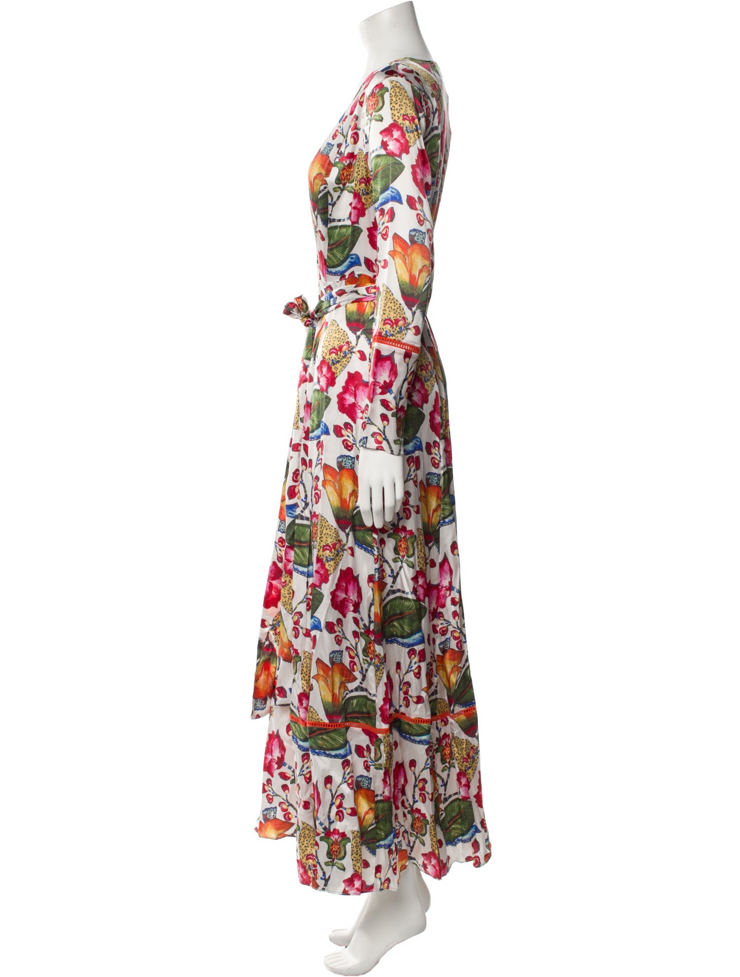 we are LEONE Floral Print Long Dress