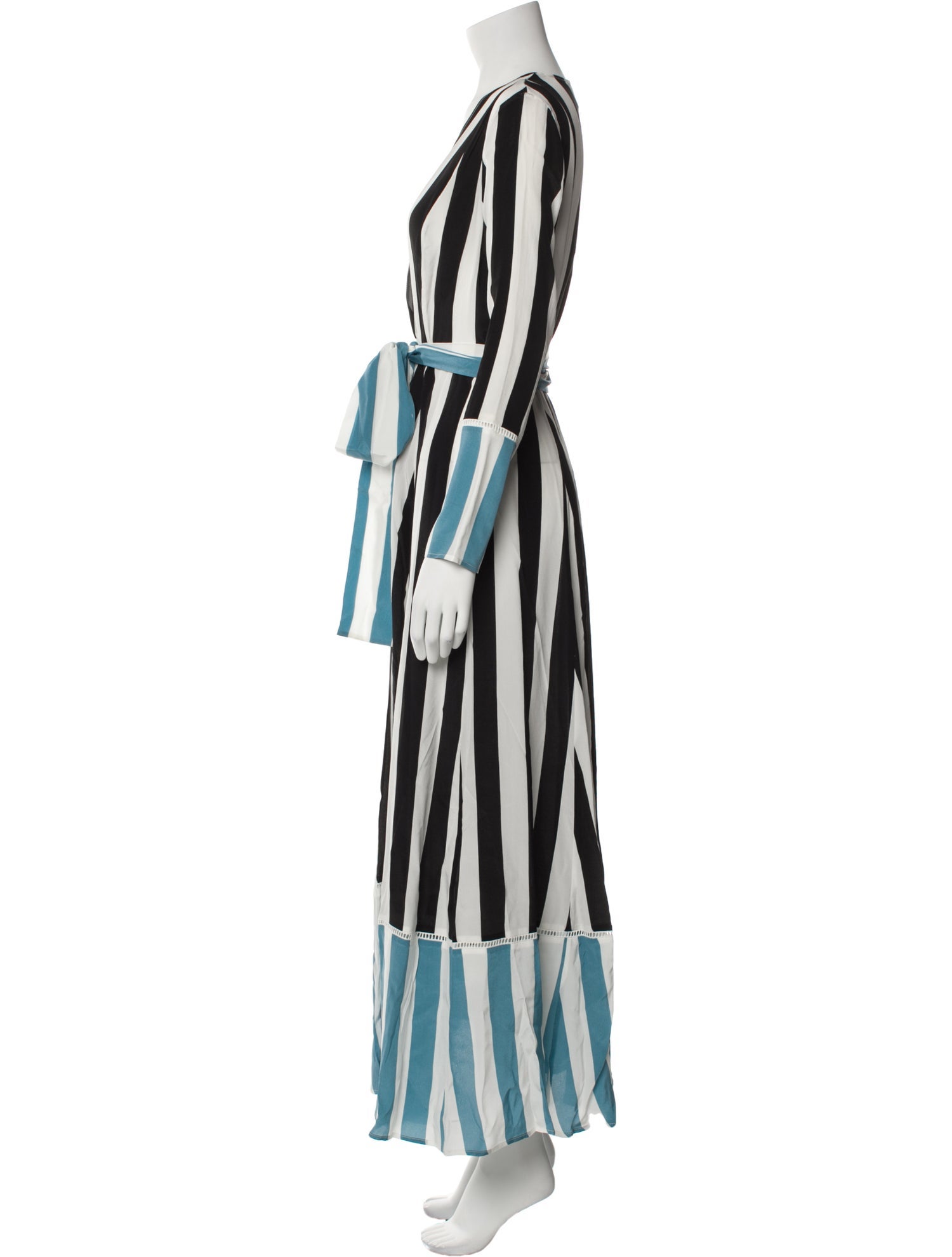 we are LEONE Silk Long Dress