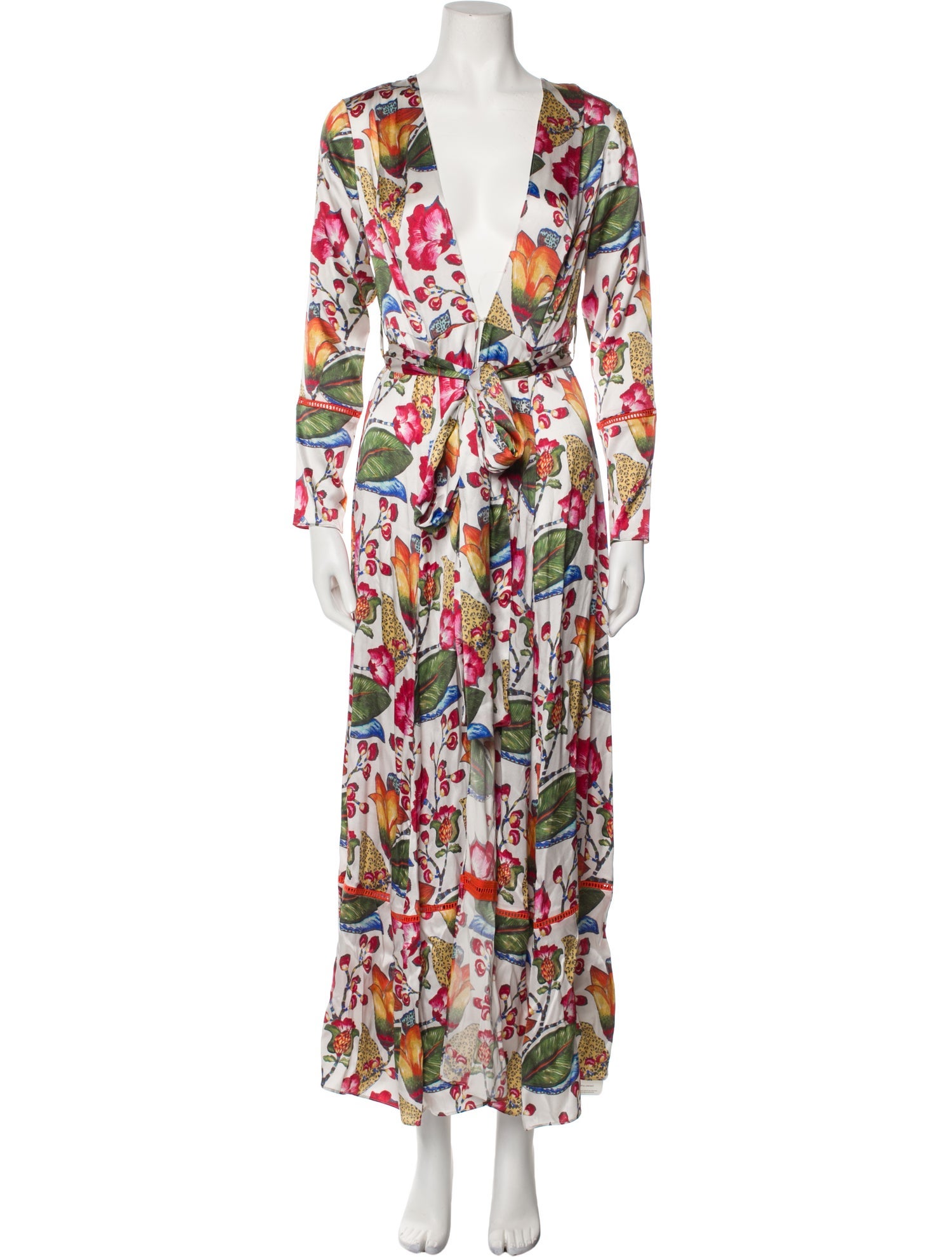we are LEONE Silk Long Dress
