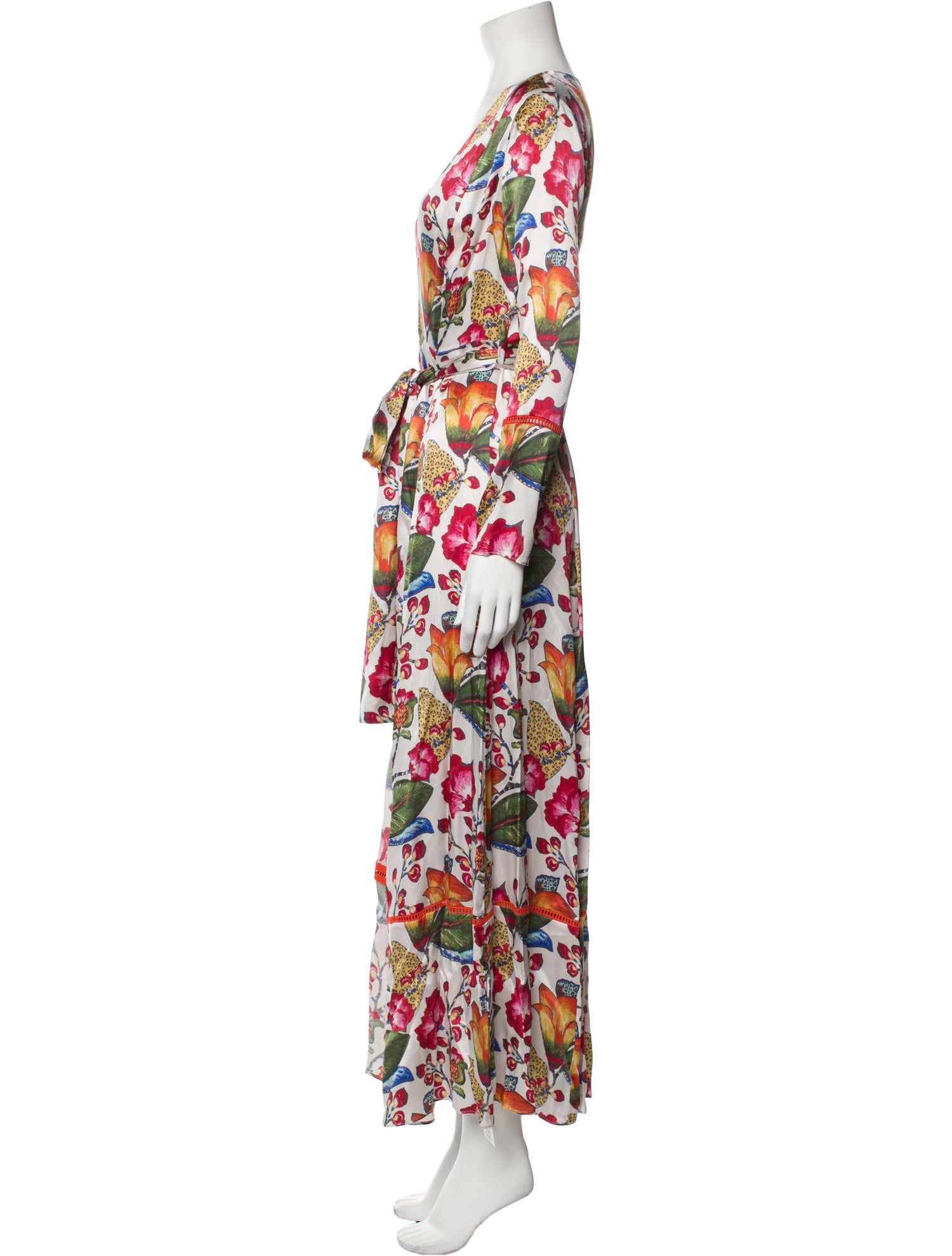 we are LEONE Silk Long Dress