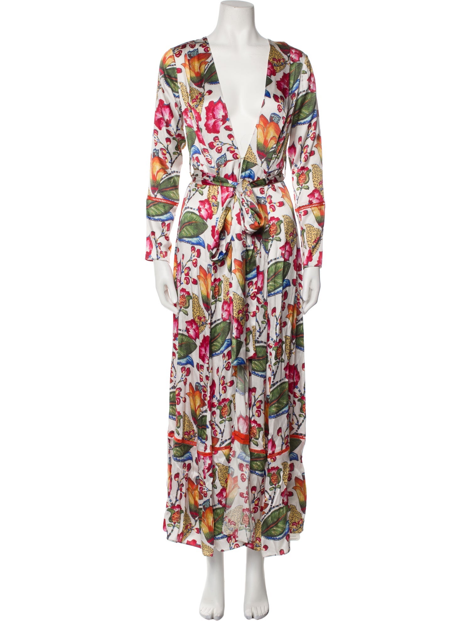 we are LEONE Silk Long Dress