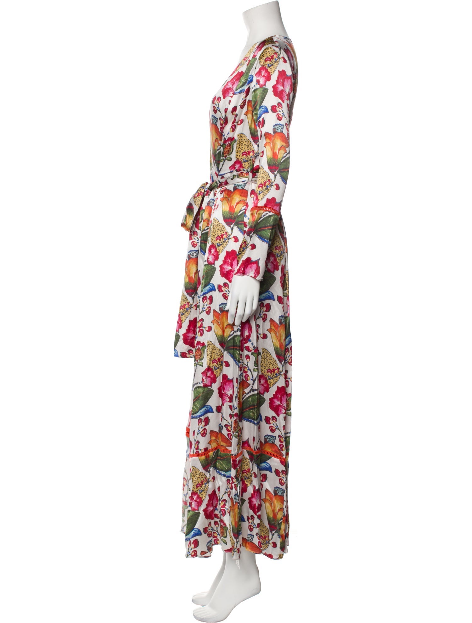 we are LEONE Silk Long Dress