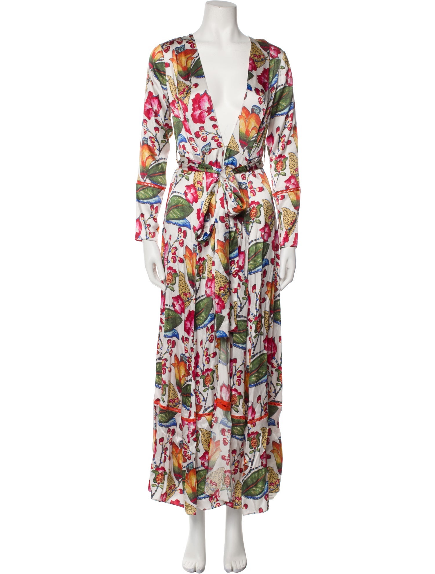 we are LEONE Silk Long Dress