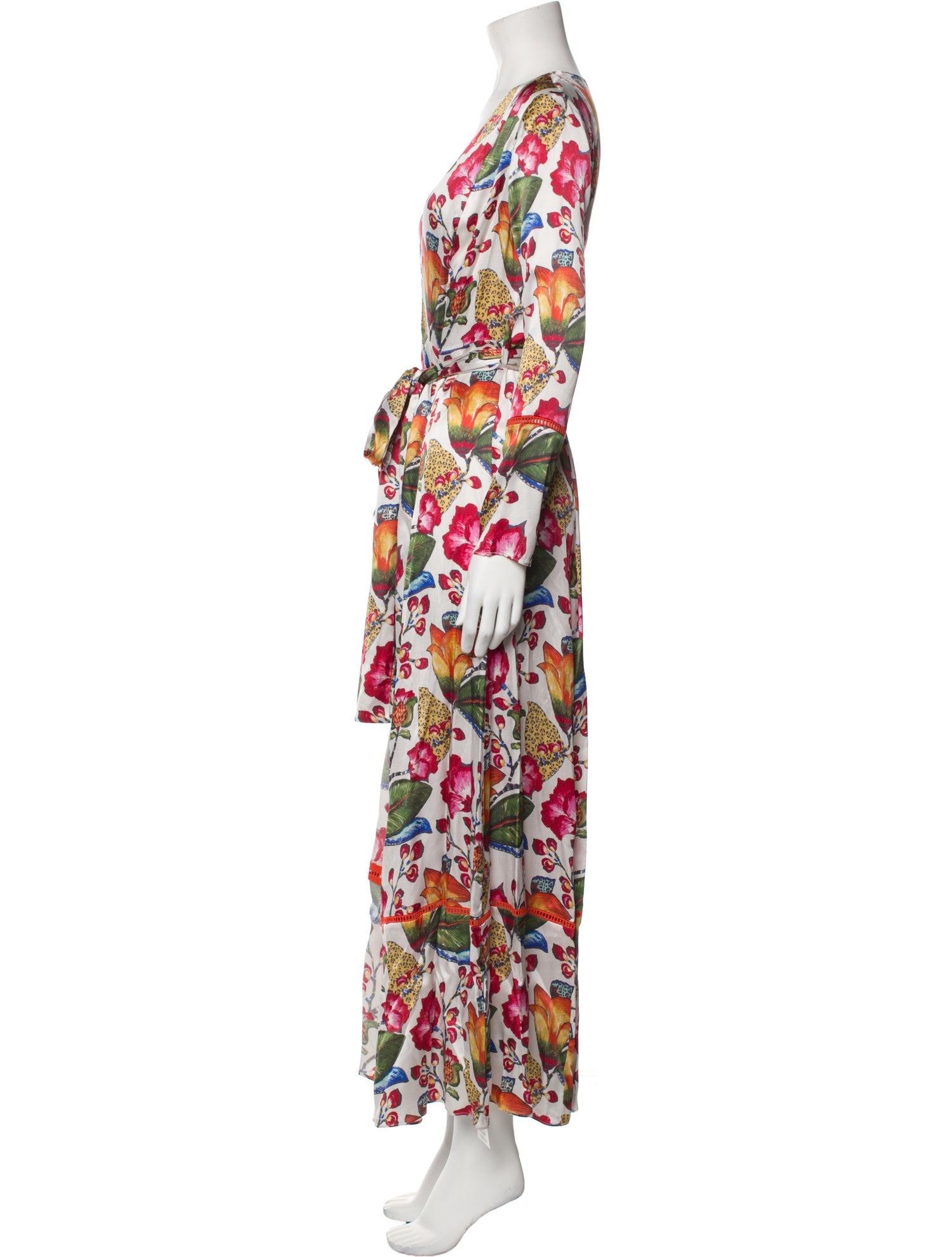 we are LEONE Silk Long Dress