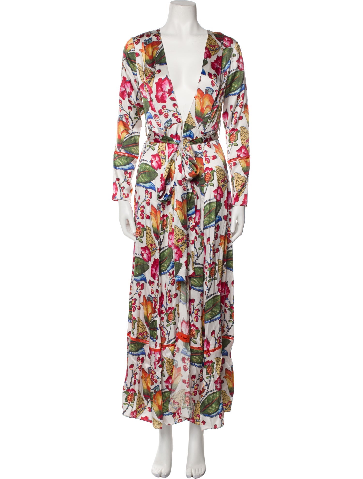 we are LEONE Silk Long Dress