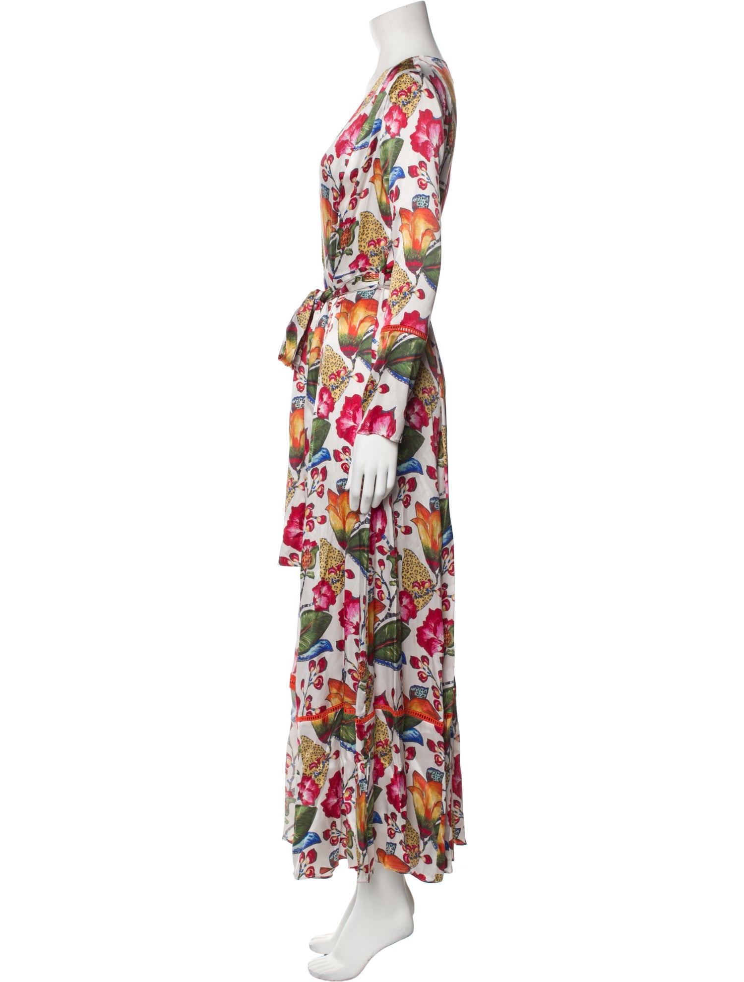 we are LEONE Silk Long Dress