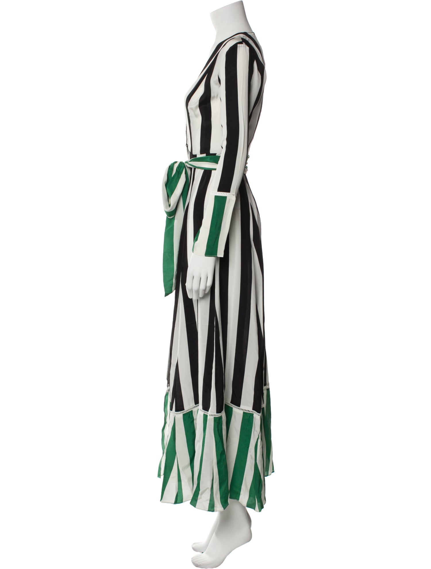 we are LEONE Silk Long Dress
