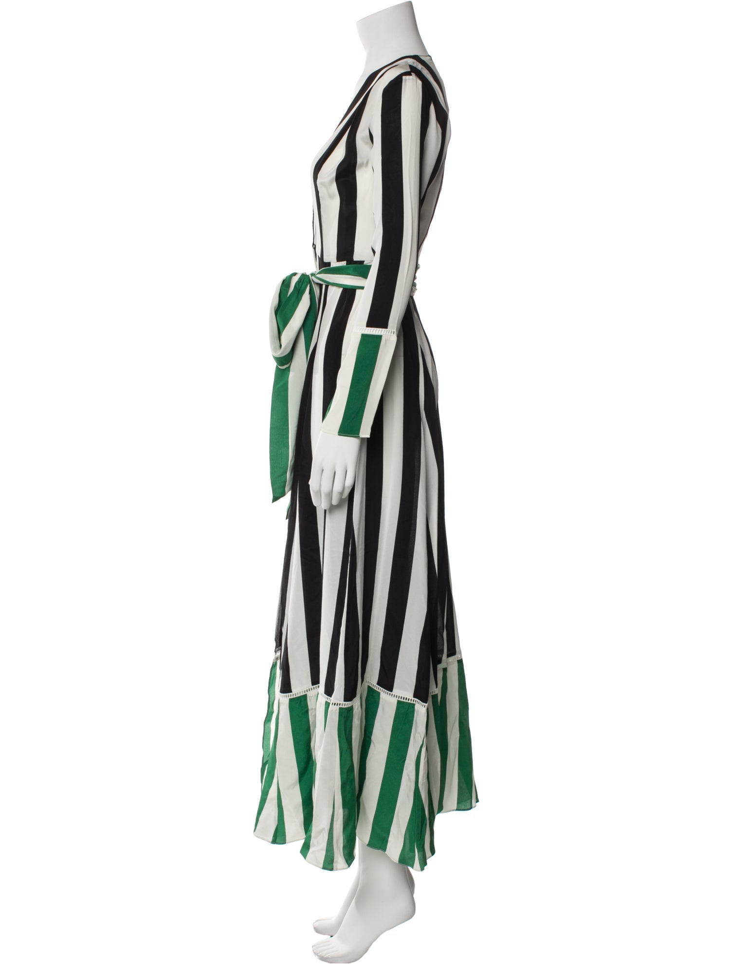 we are LEONE Silk Long Dress