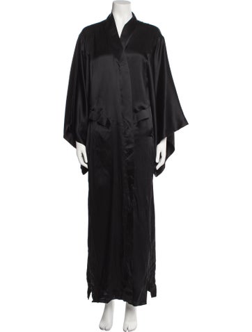 we are Leone Loungewear Silk Robe XS