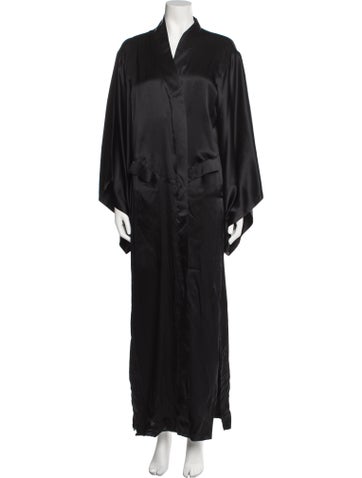 we are Leone Loungewear Silk Robe S