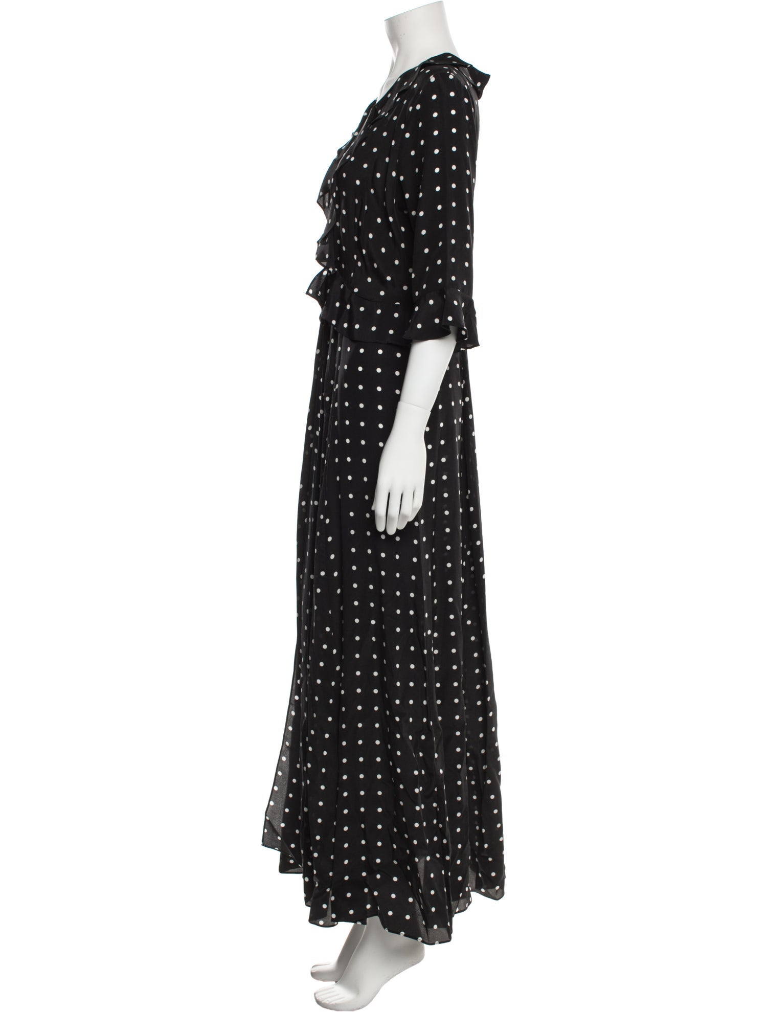 we are LEONE Silk Long Dress