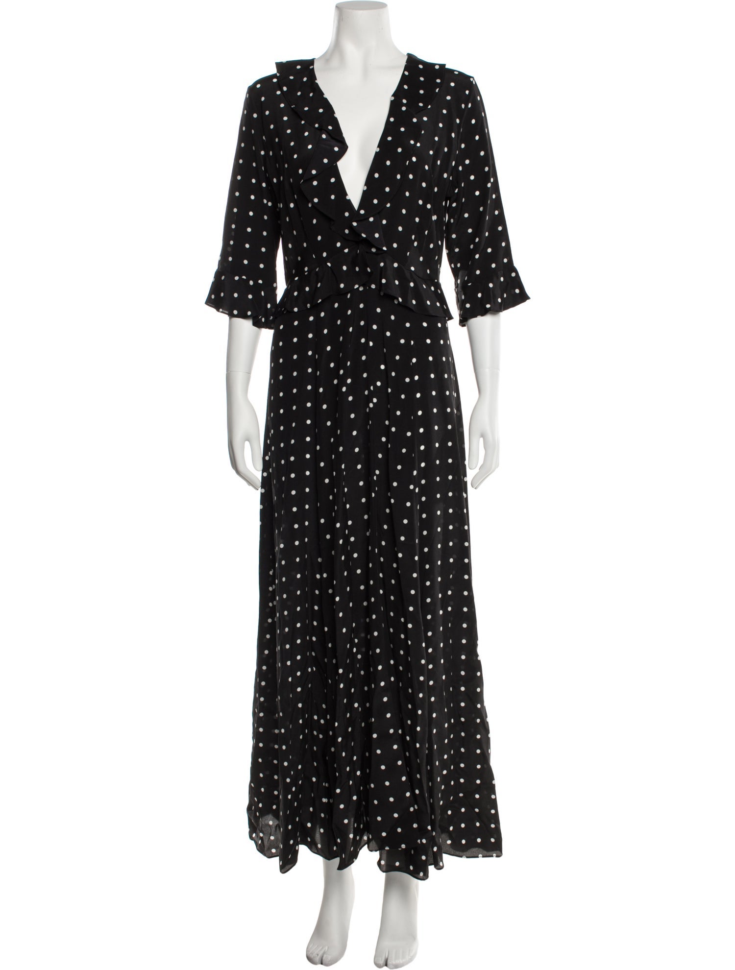 we are LEONE Silk Long Dress