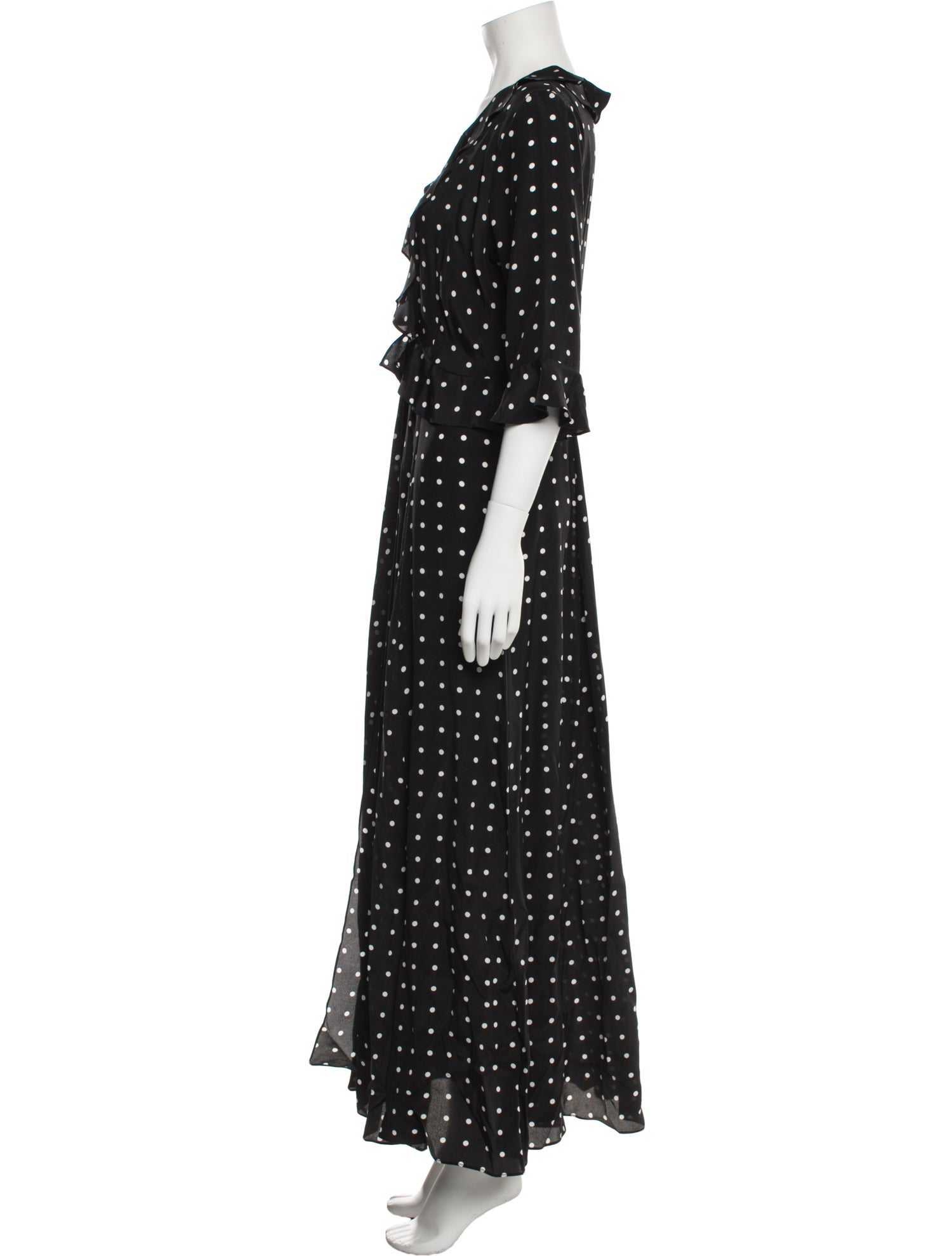 we are LEONE Silk Long Dress