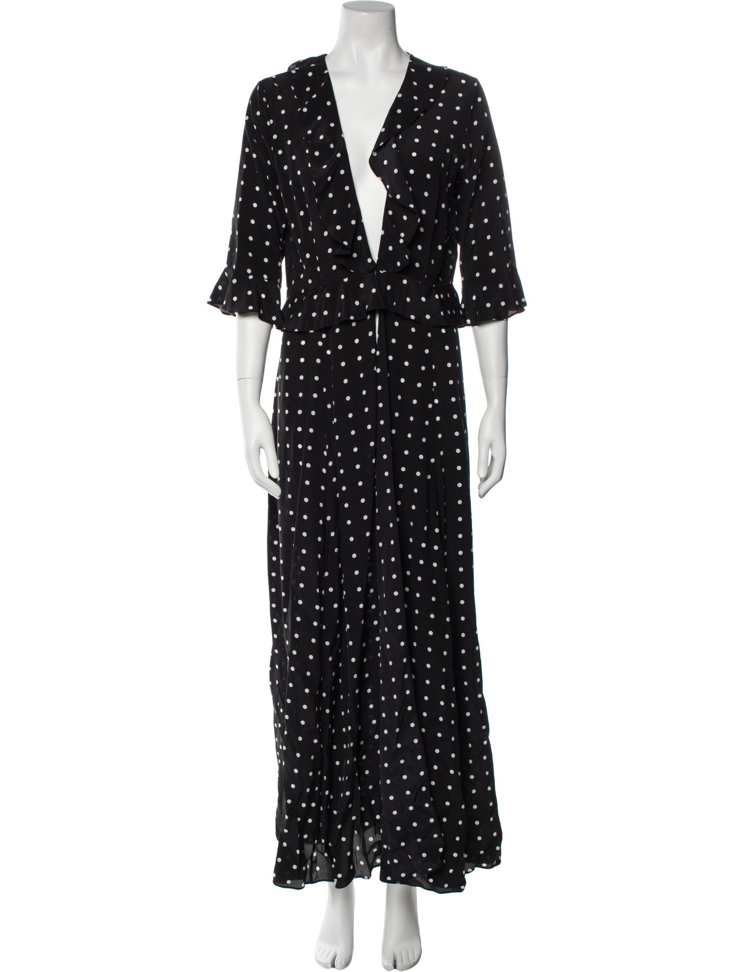 we are LEONE Silk Long Dress