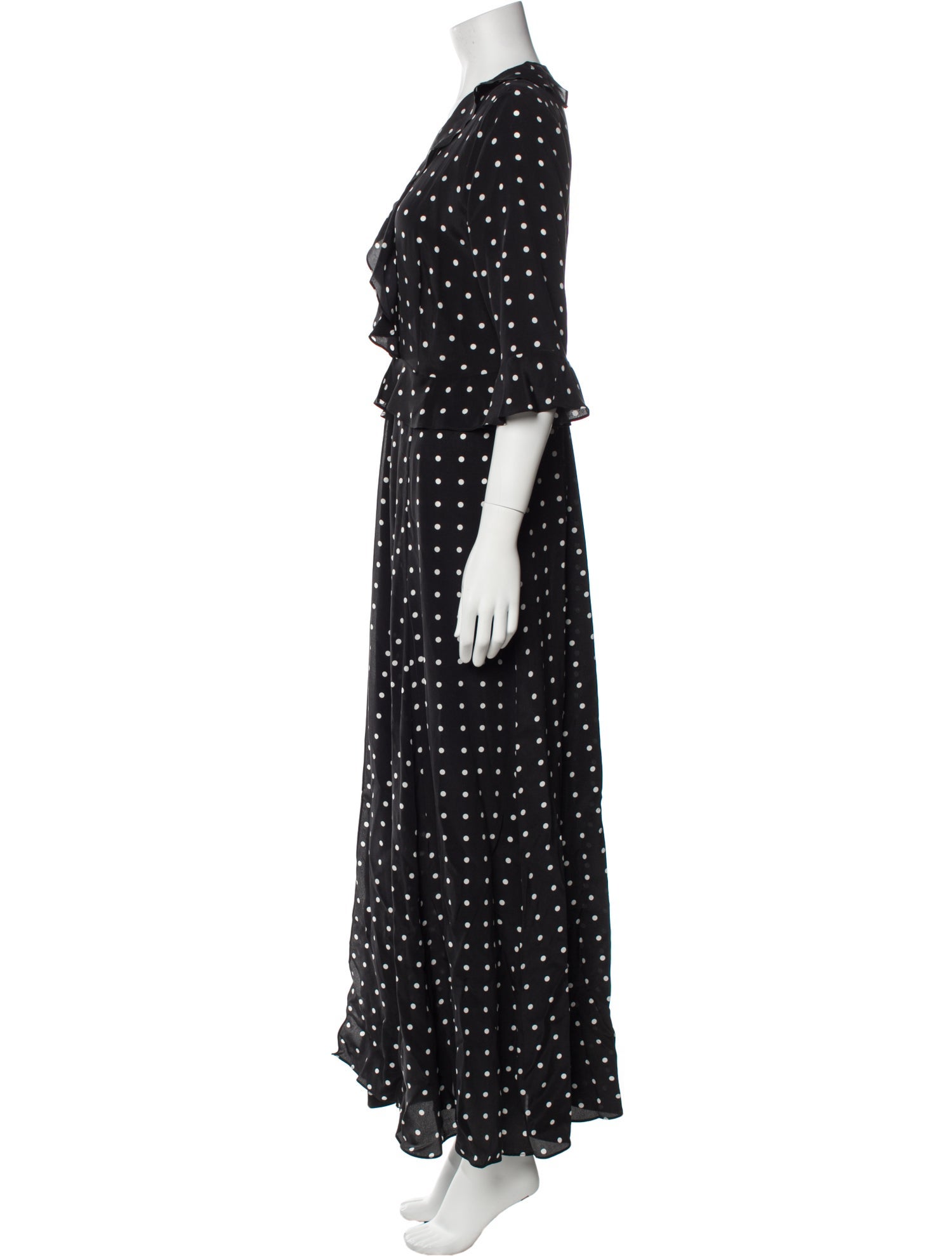 we are LEONE Silk Long Dress