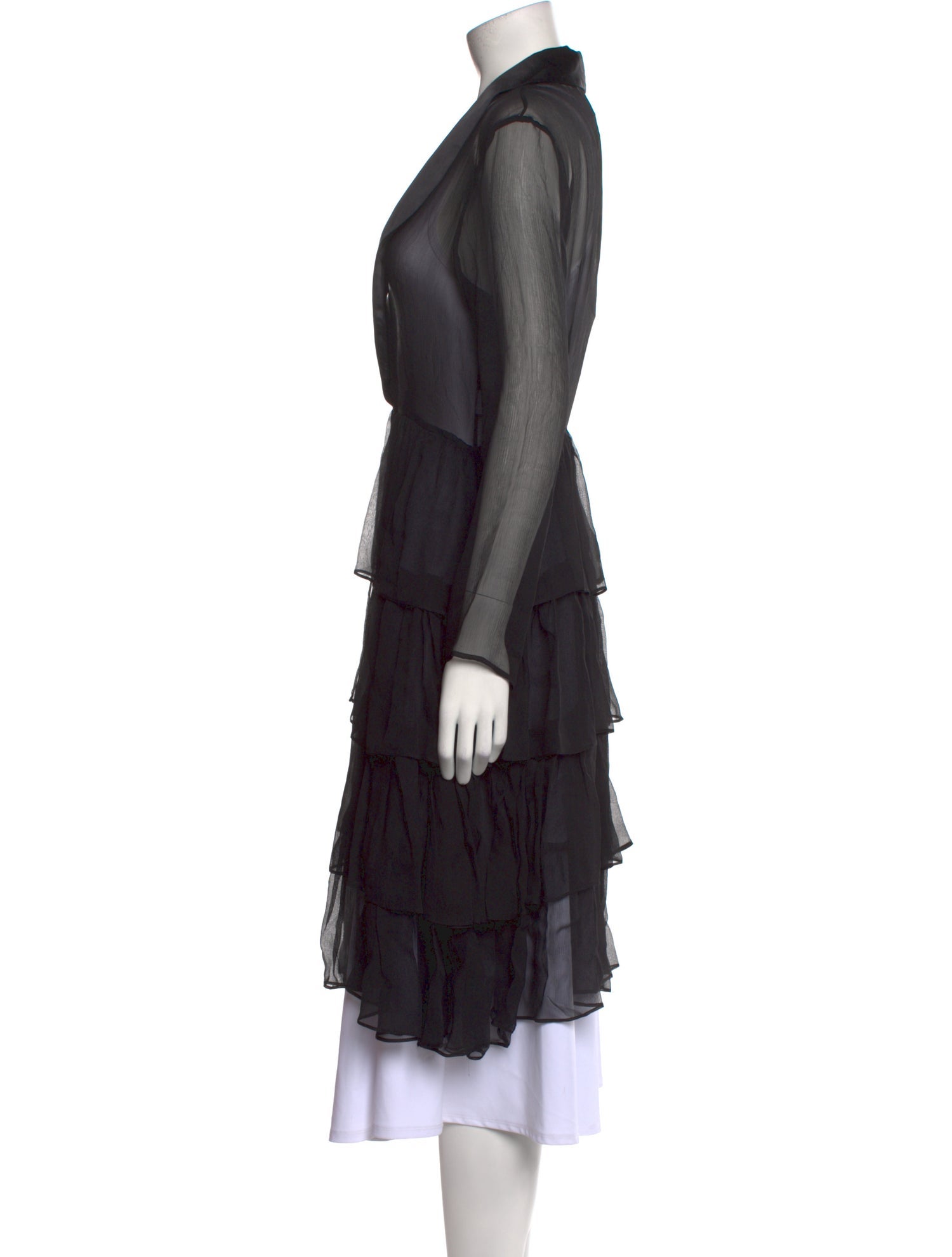 we are LEONE Silk Knee-Length Dress