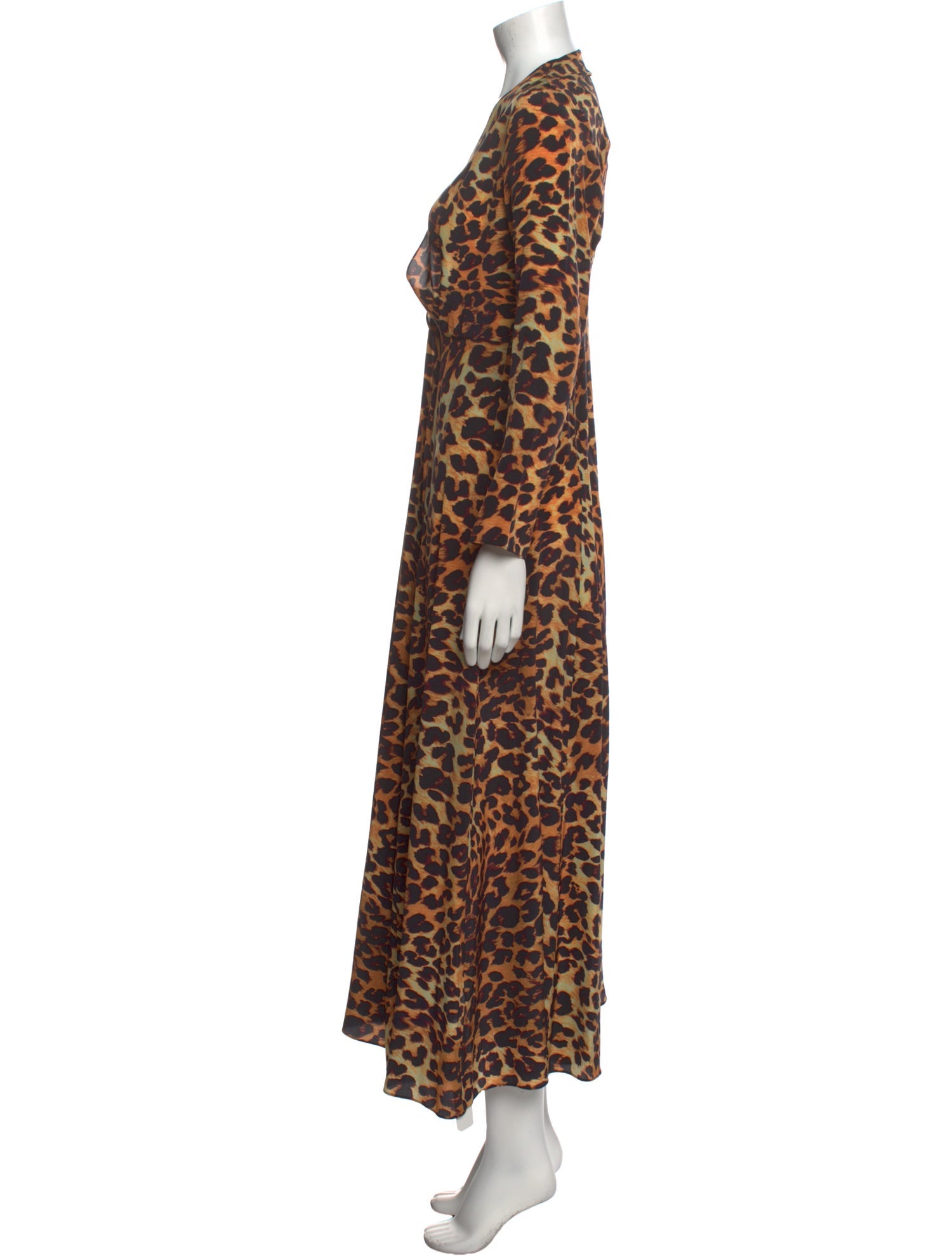 we are LEONE Silk Long Dress