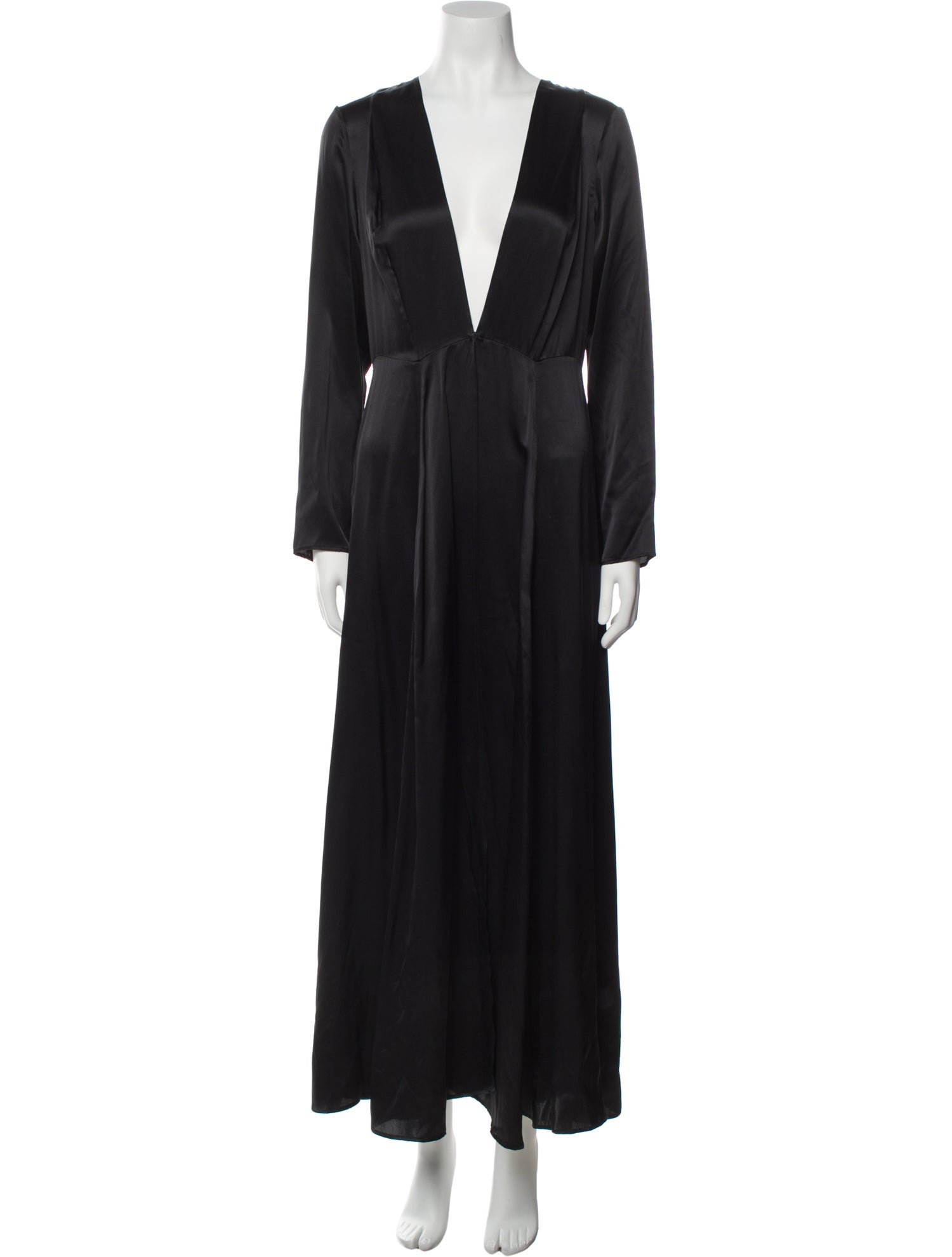 we are LEONE Silk Long Dress