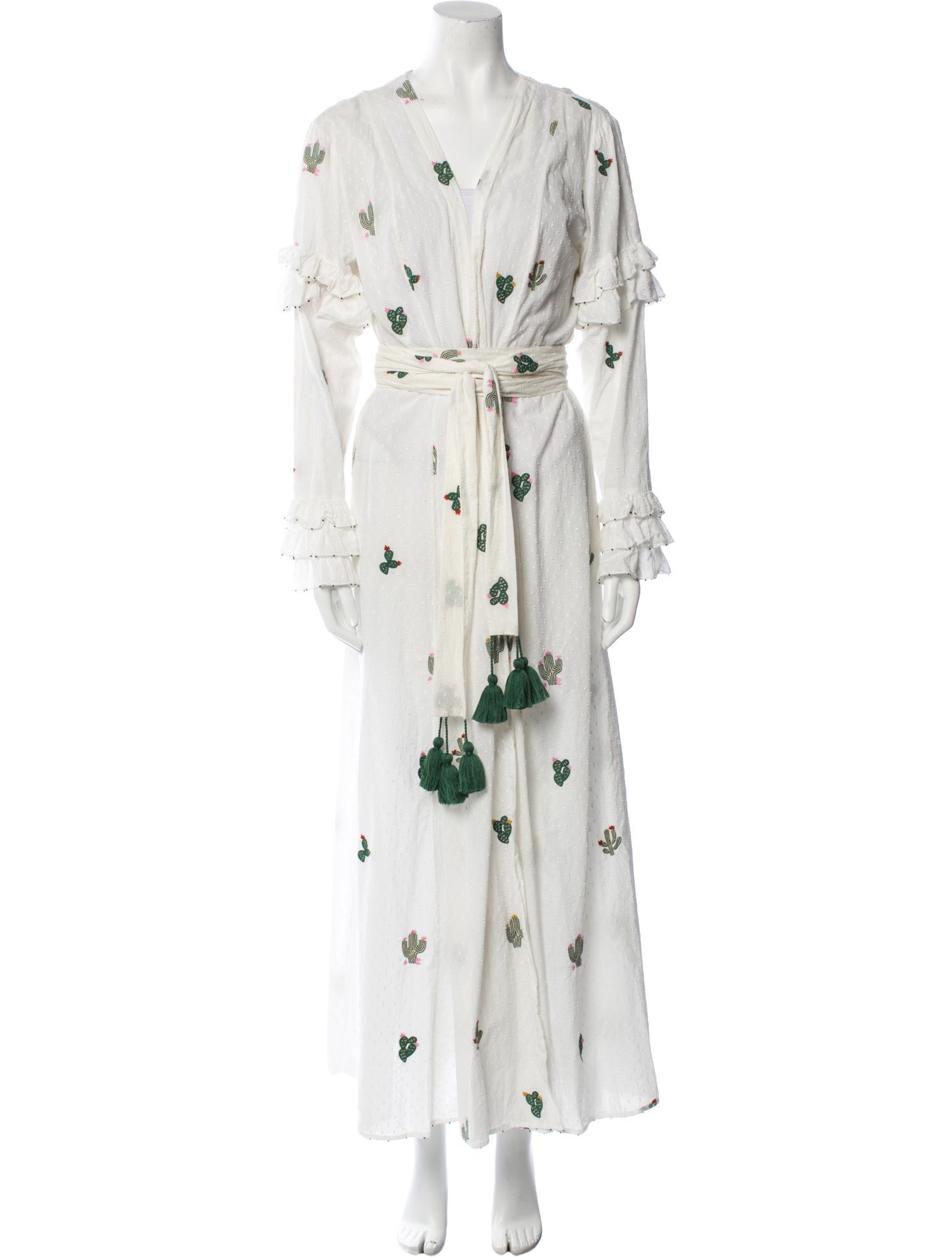 we are LEONE Graphic Print Long Dress