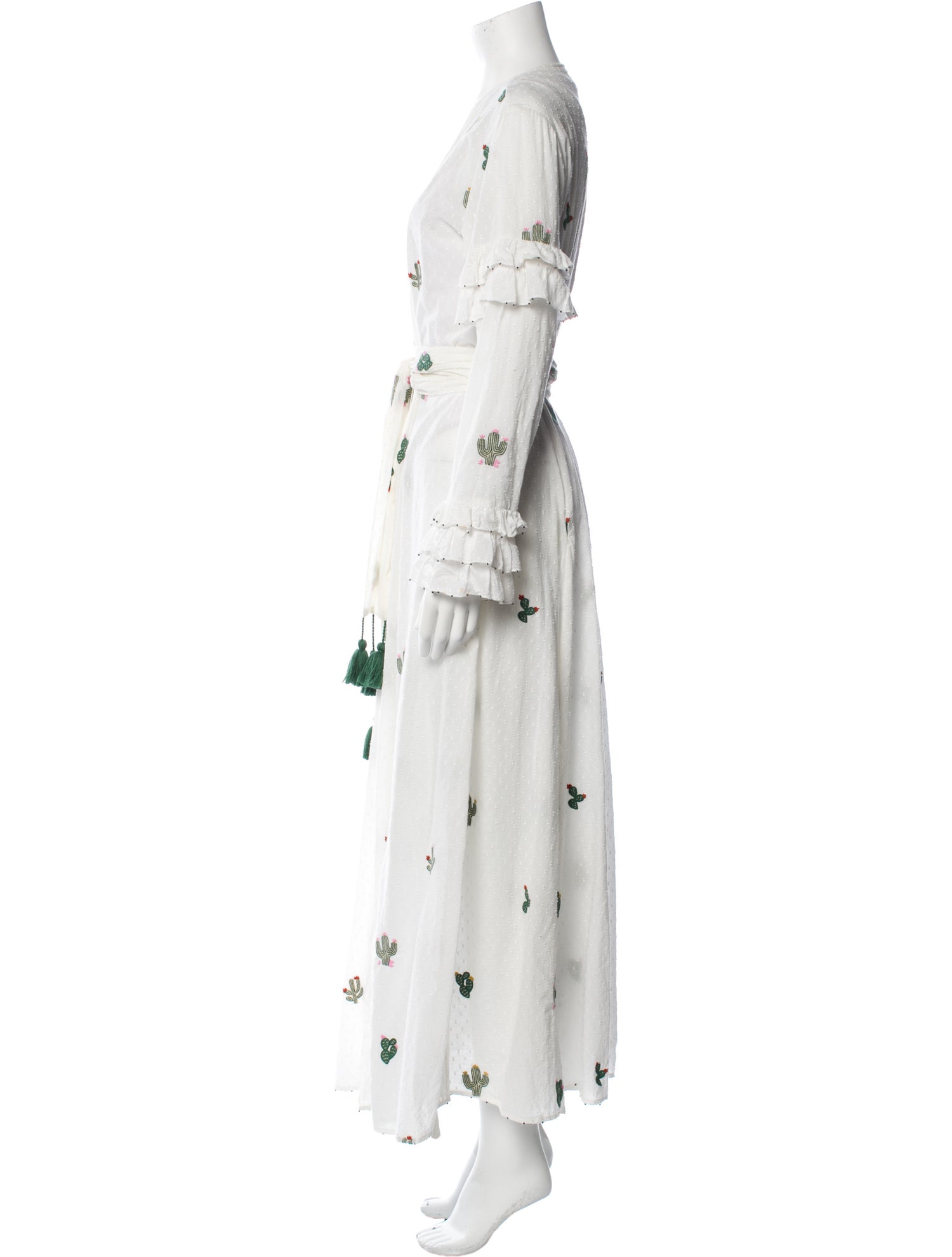 we are LEONE Graphic Print Long Dress