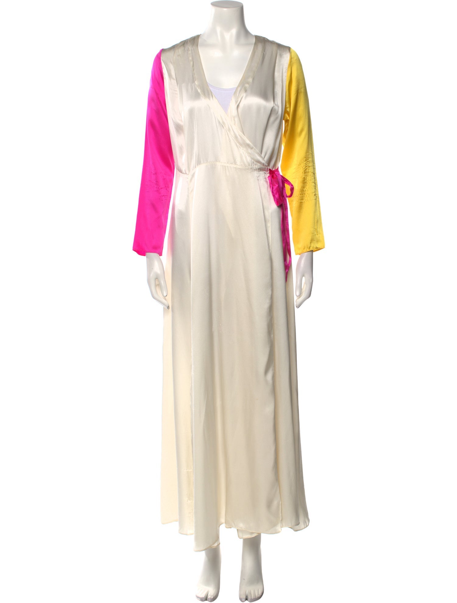 we are LEONE Silk Long Dress