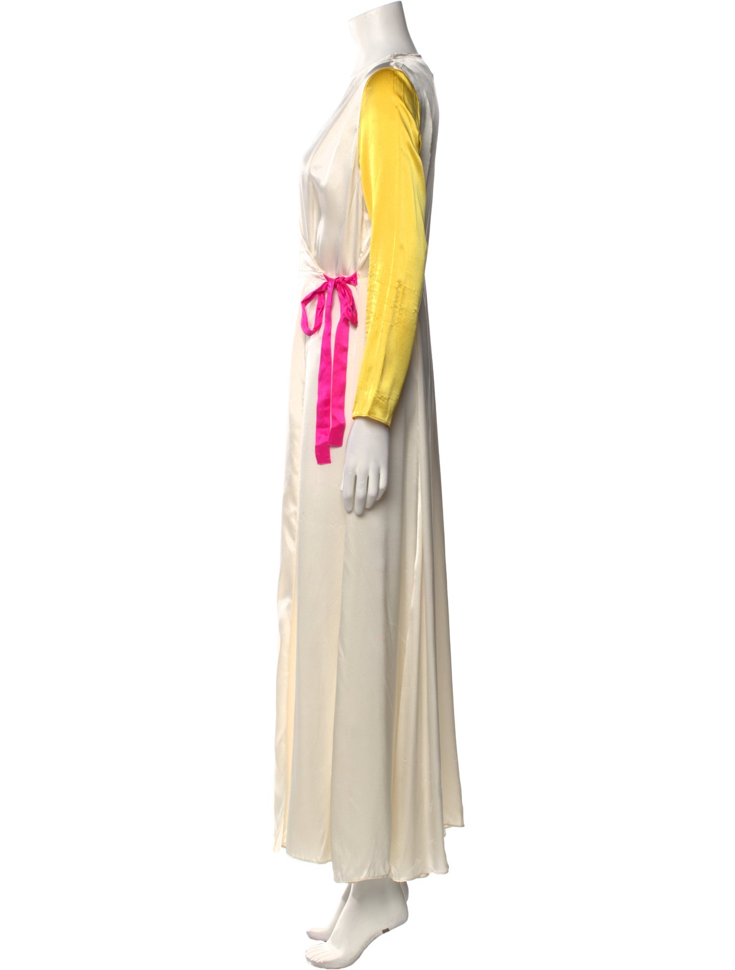 we are LEONE Silk Long Dress