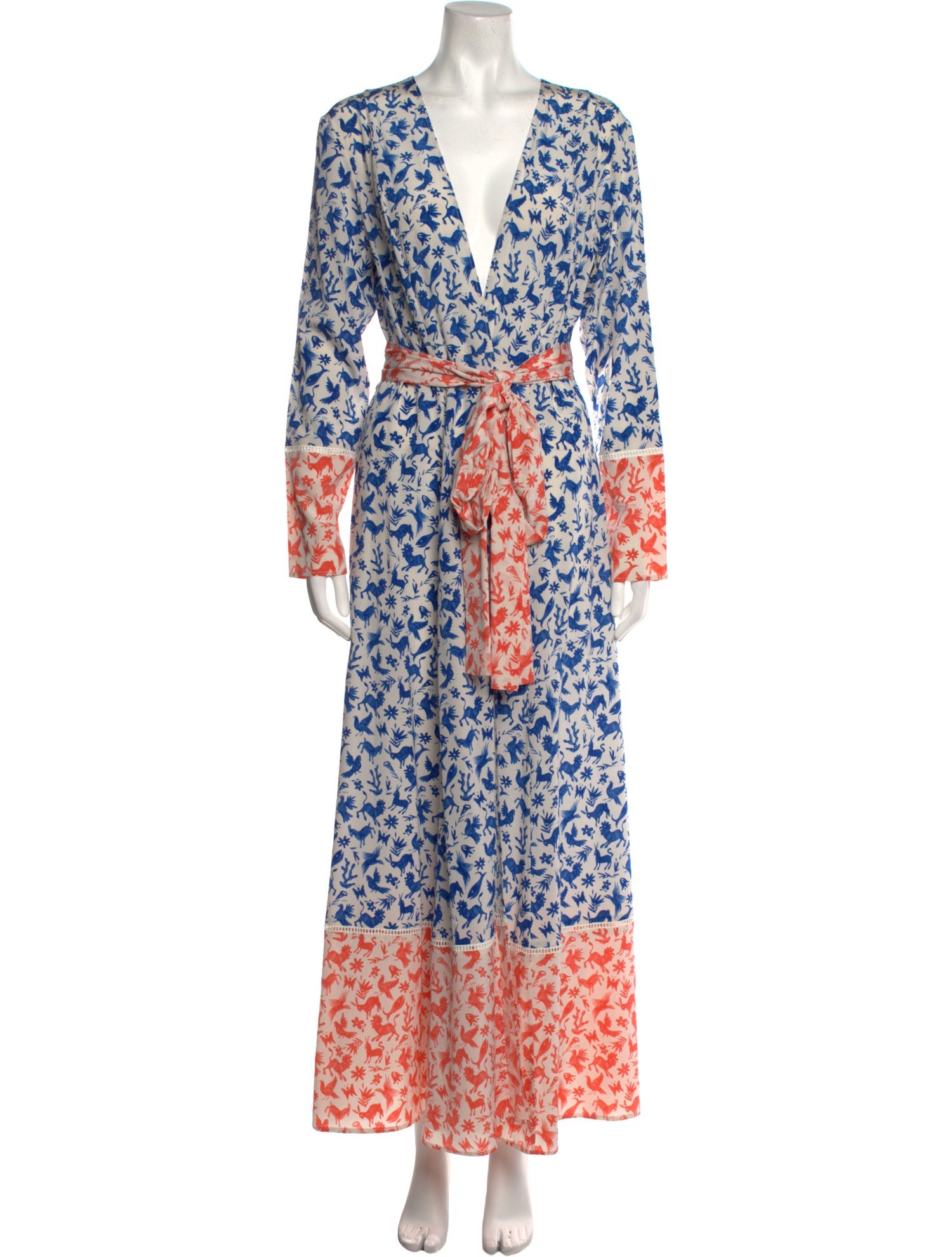 we are LEONE Silk Long Dress
