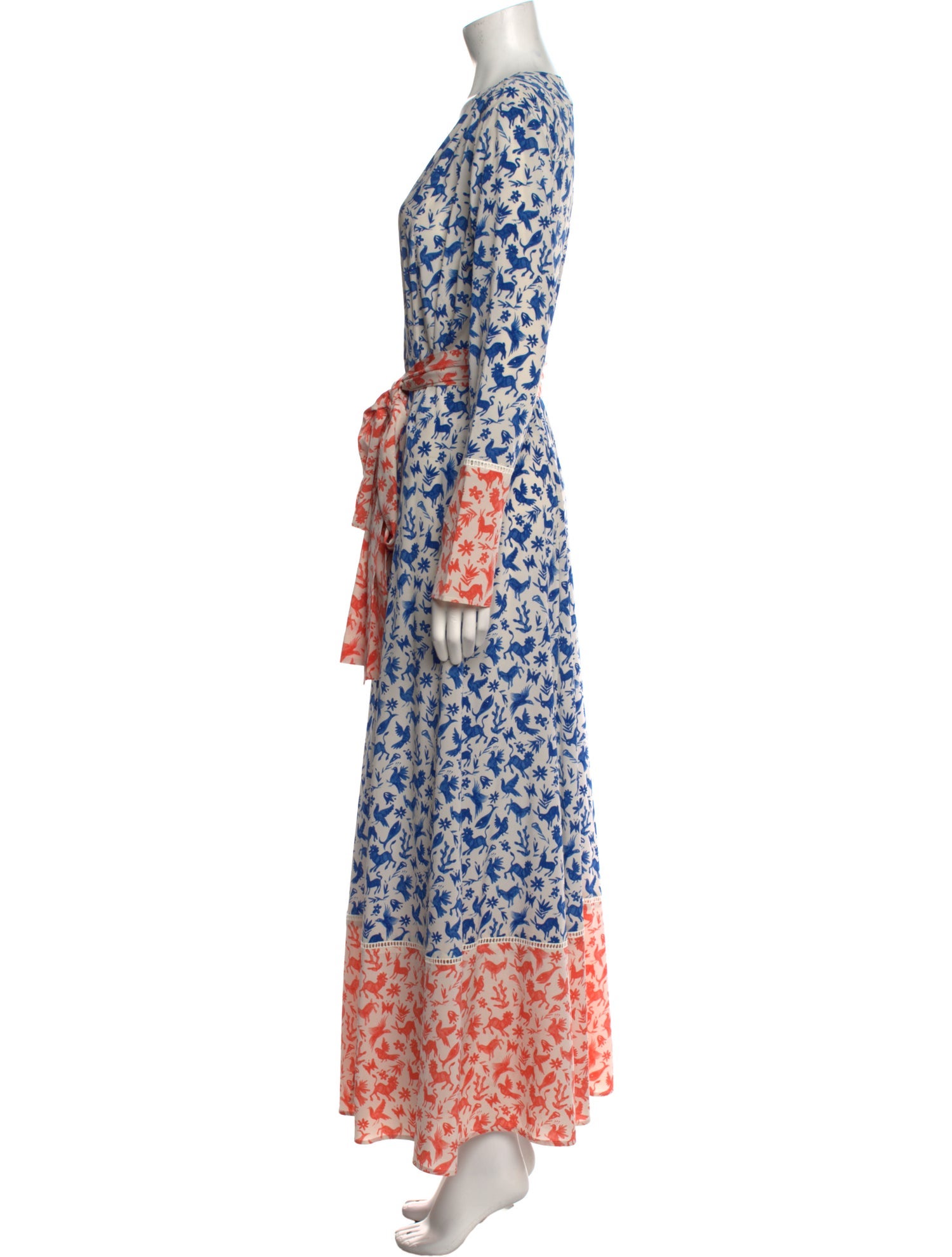 we are LEONE Silk Long Dress