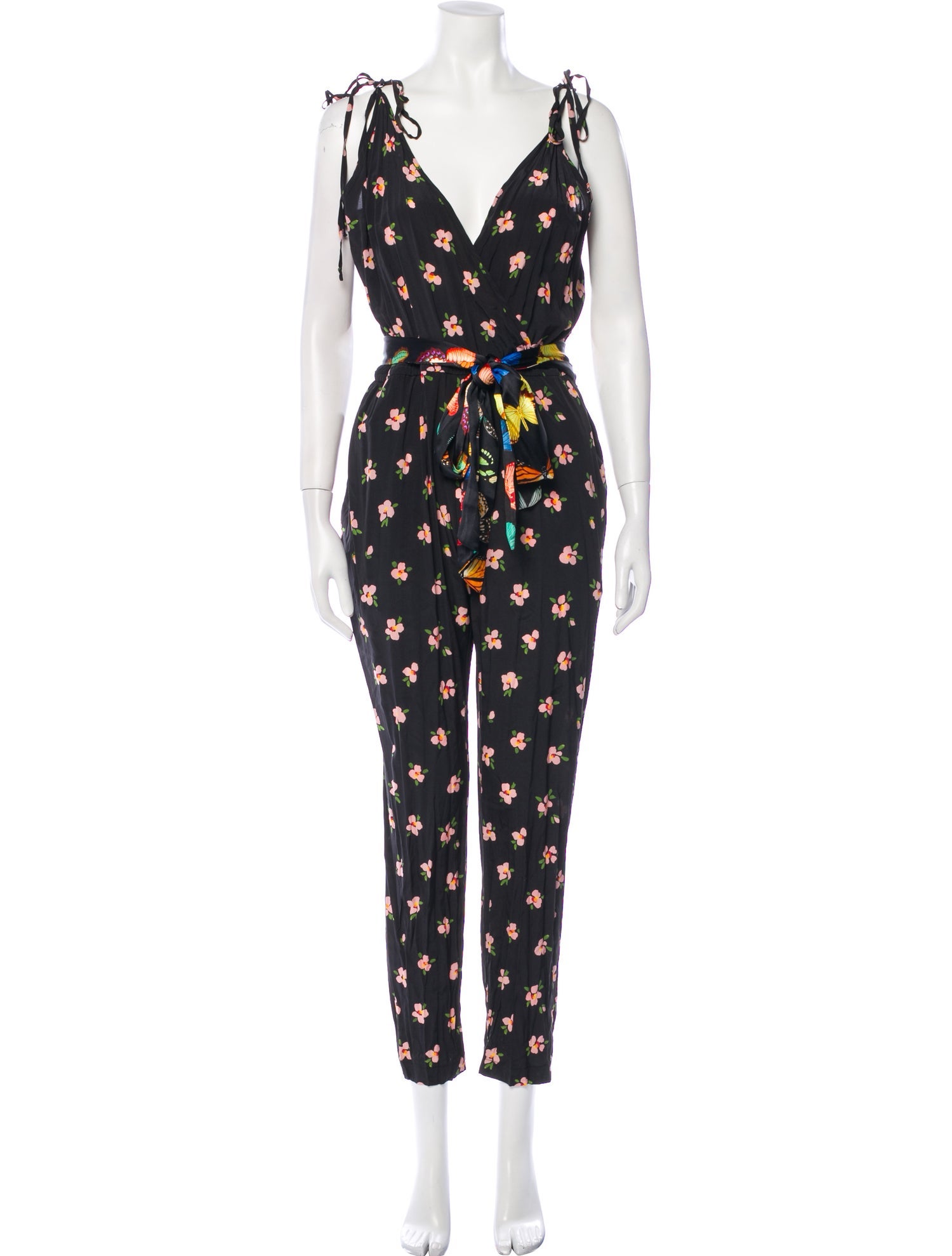 we are LEONE Silk Printed Jumpsuit w/ Tags