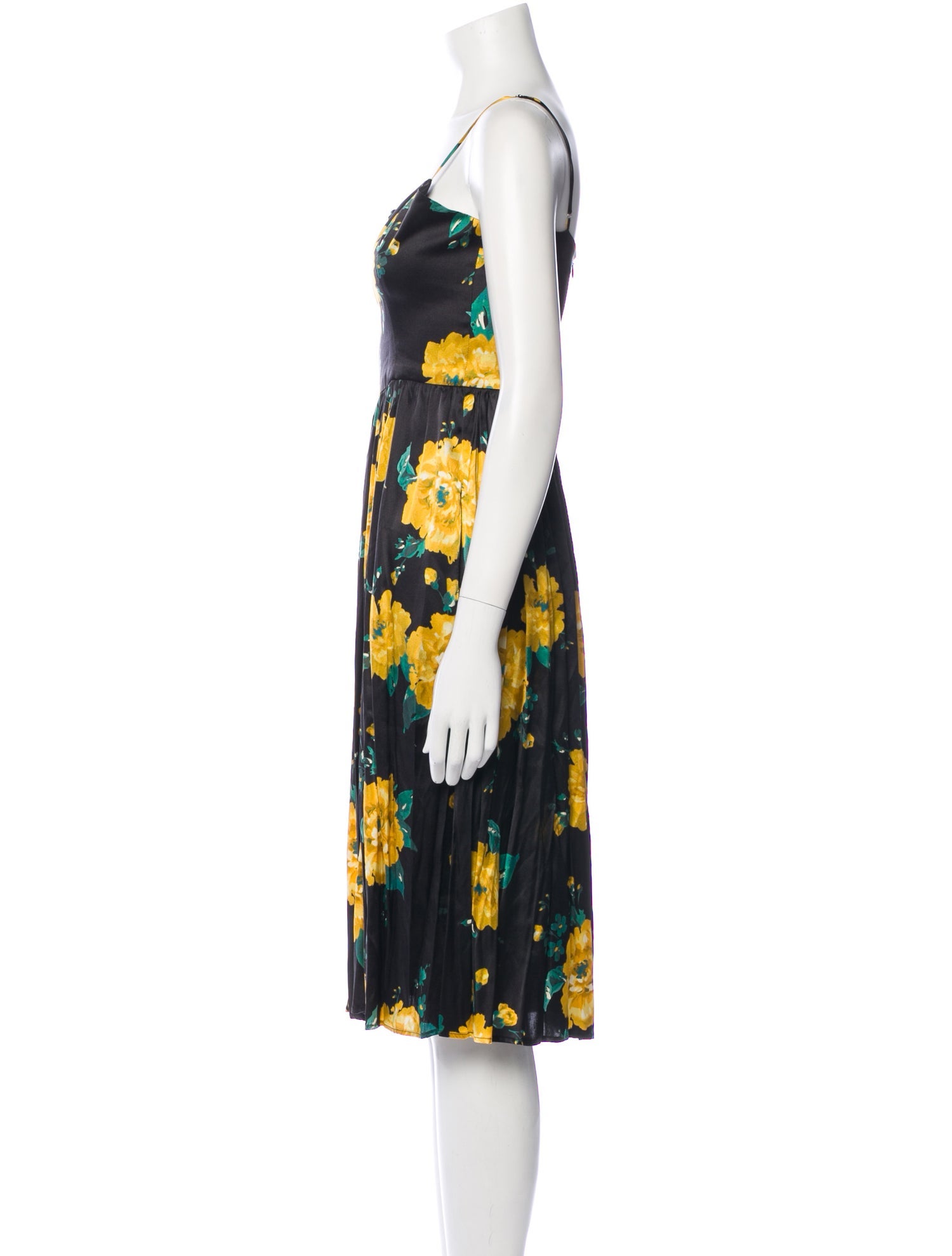 we are LEONE Floral Print Midi Length Dress