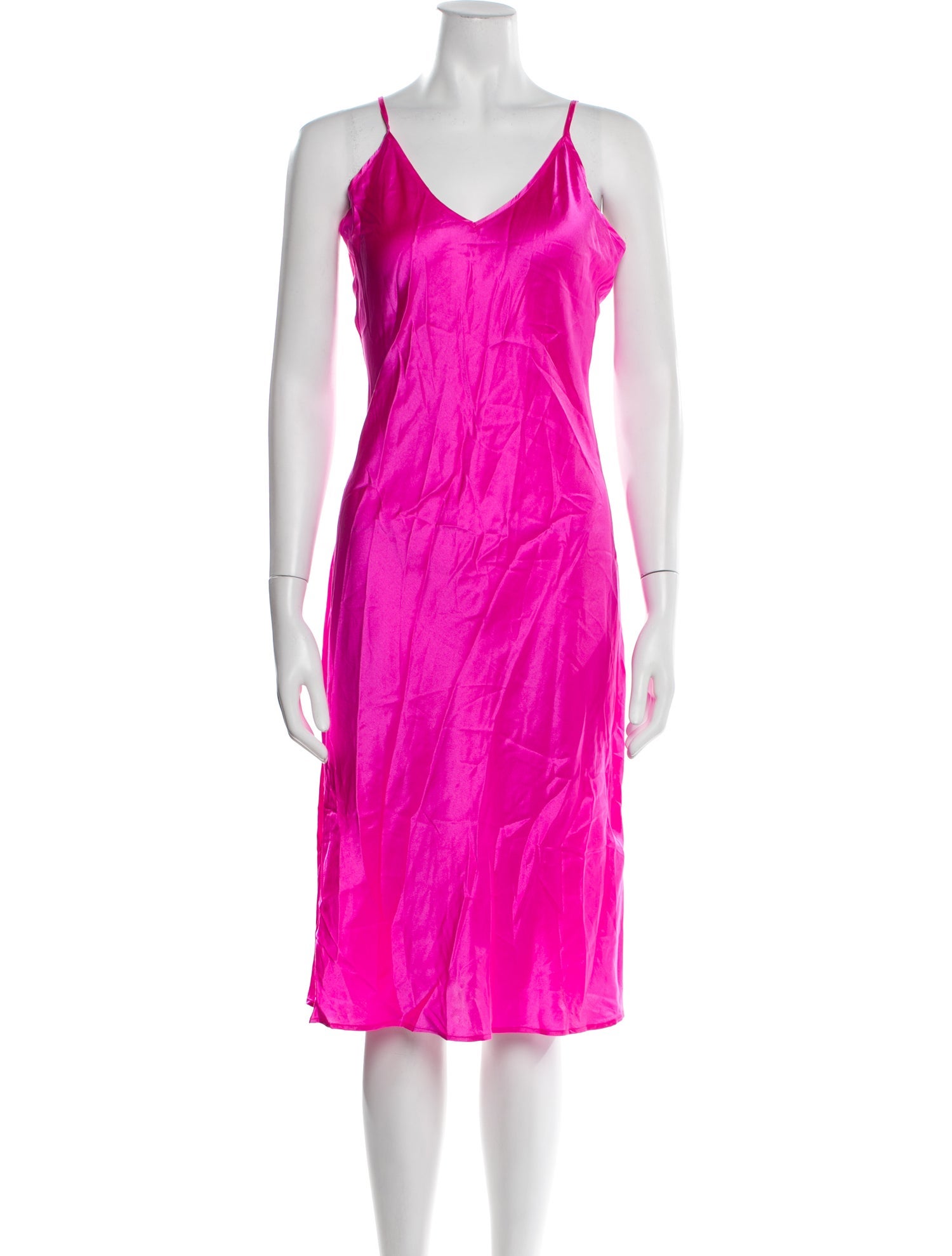 we are LEONE Silk Midi Length Dress