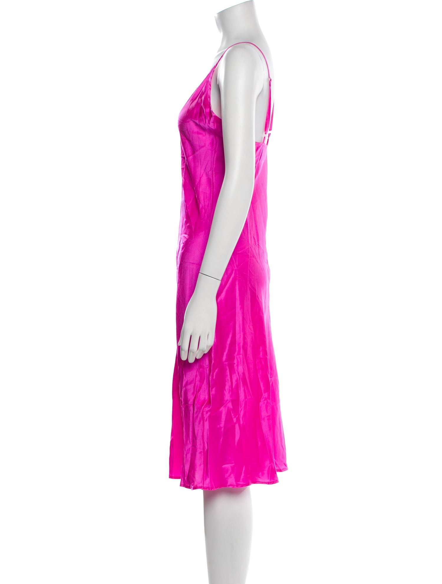 we are LEONE Silk Midi Length Dress
