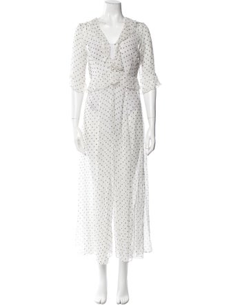 we are LEONE Silk Long Dress