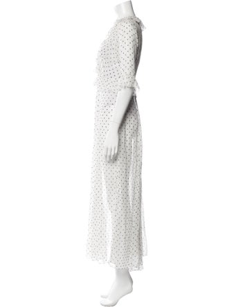 we are LEONE Silk Long Dress