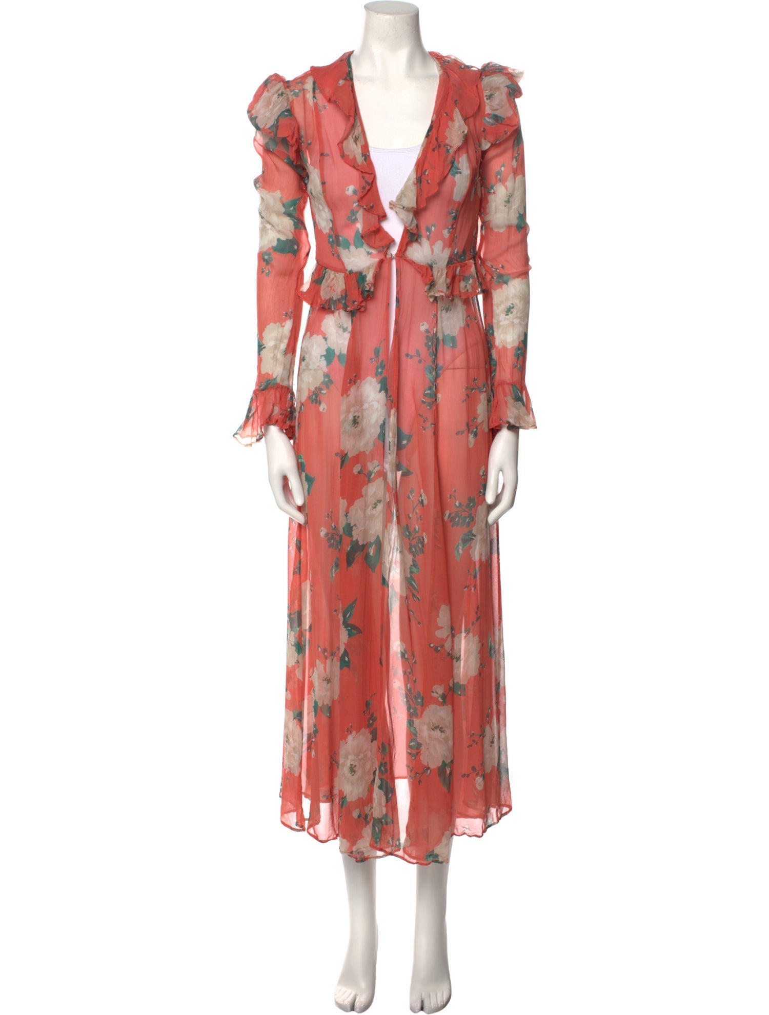 we are LEONE Silk Long Dress