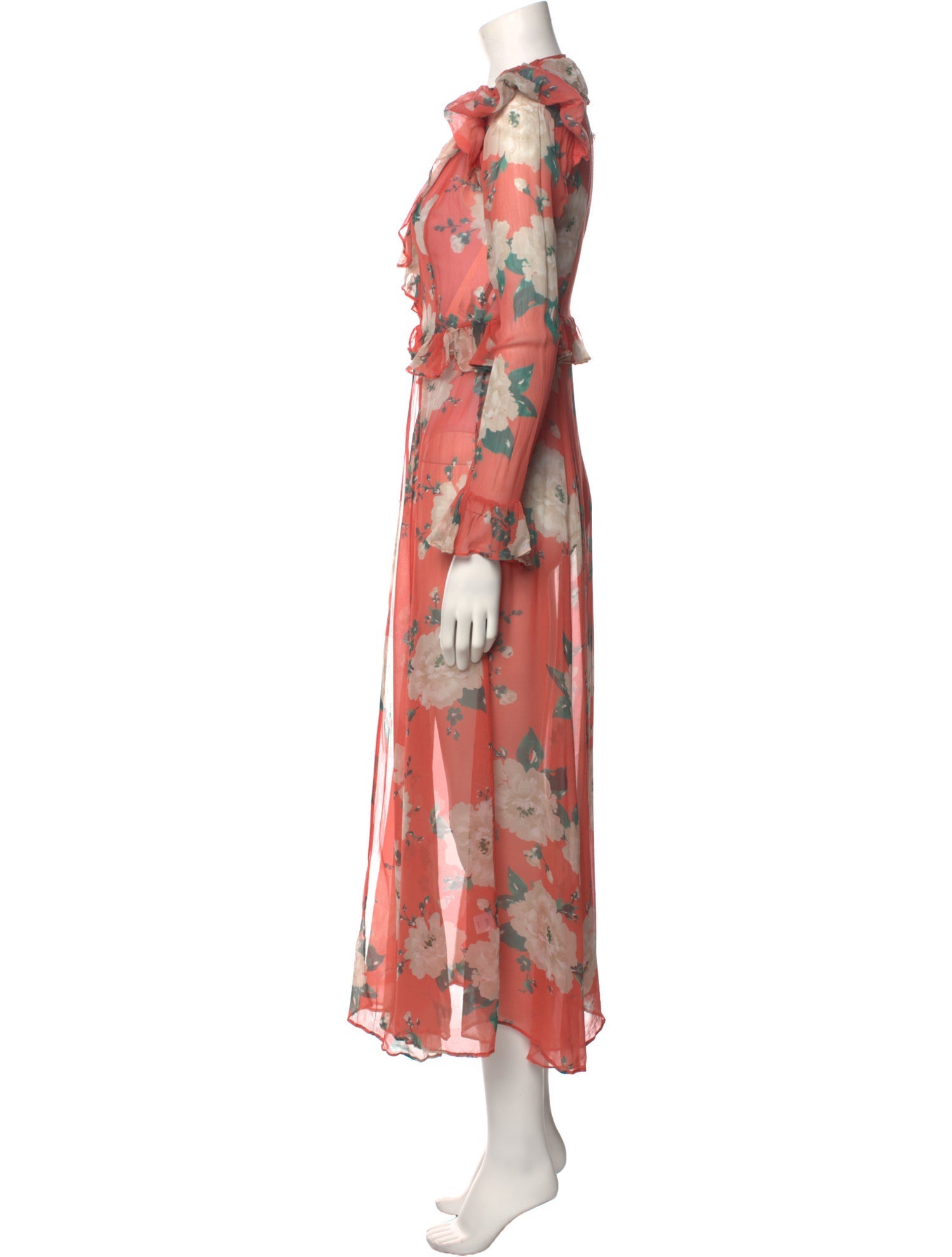 we are LEONE Silk Long Dress