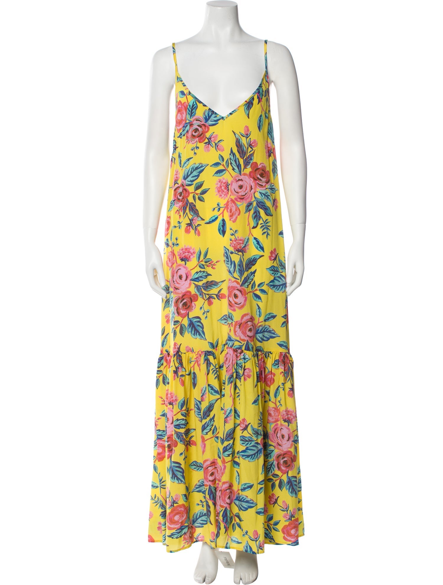 we are LEONE Silk Long Dress