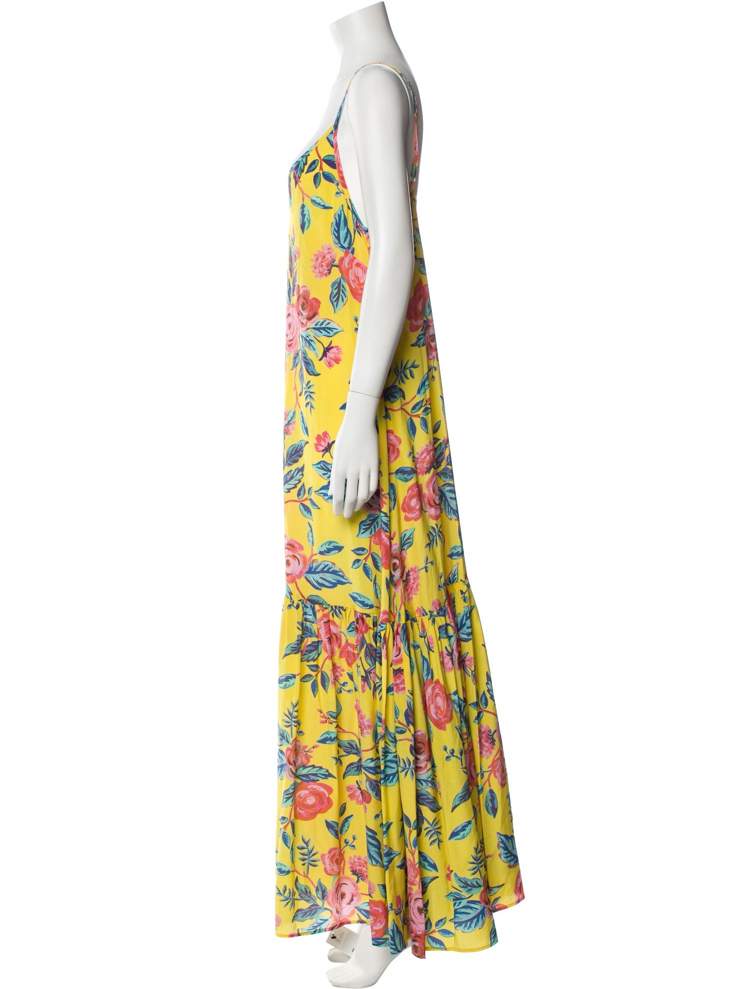 we are LEONE Silk Long Dress