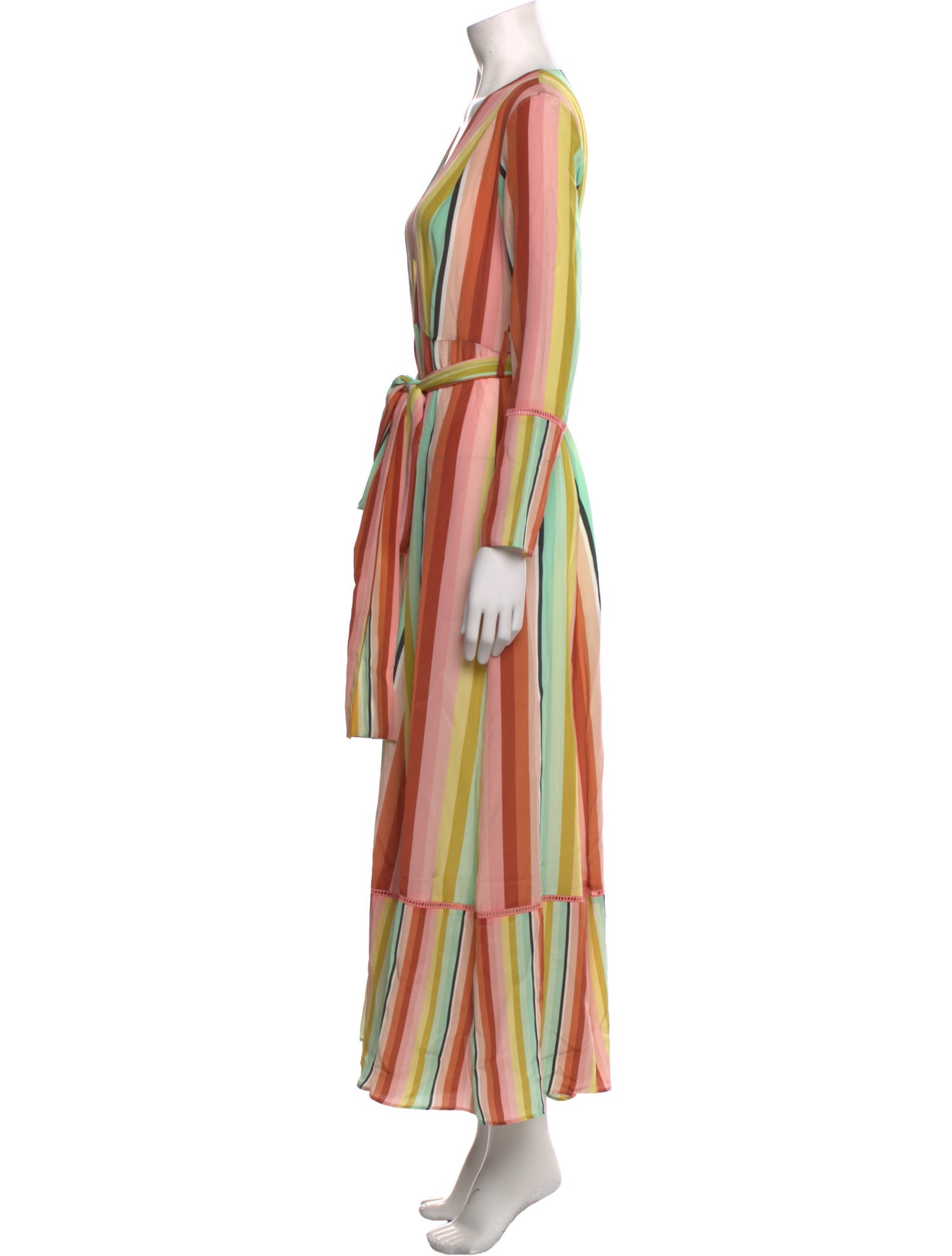 we are LEONE Silk Long Dress