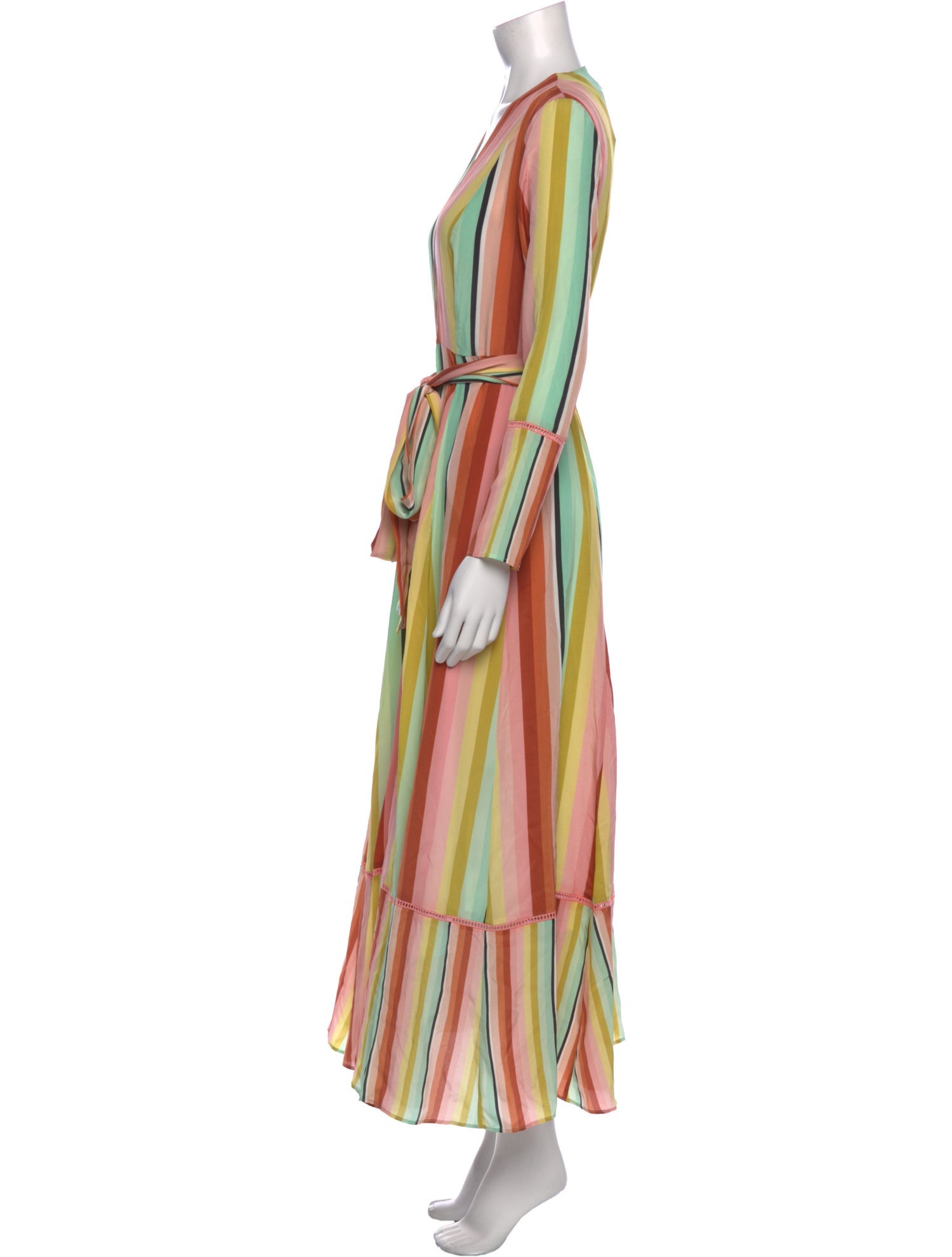 we are LEONE Silk Long Dress
