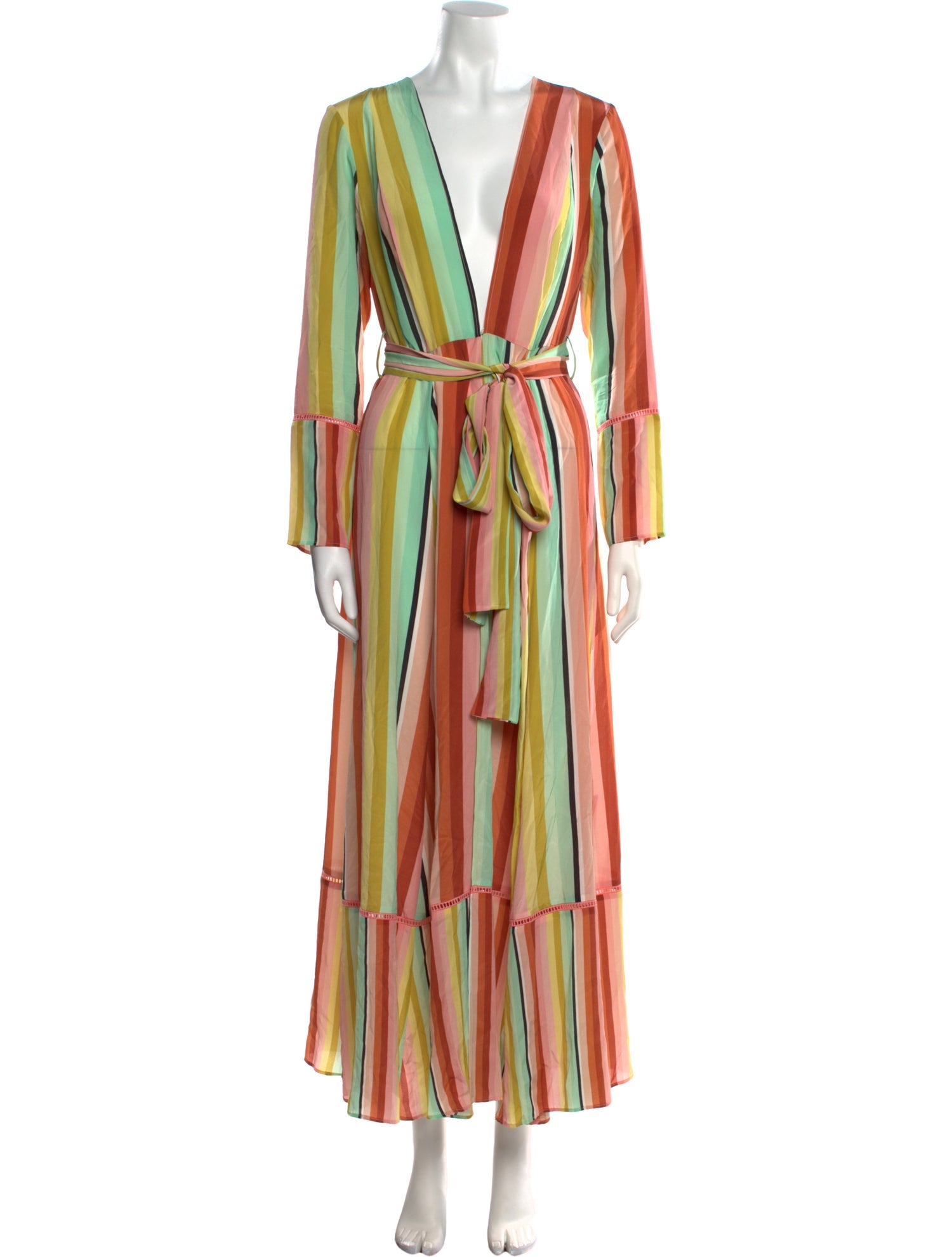 we are LEONE Silk Long Dress