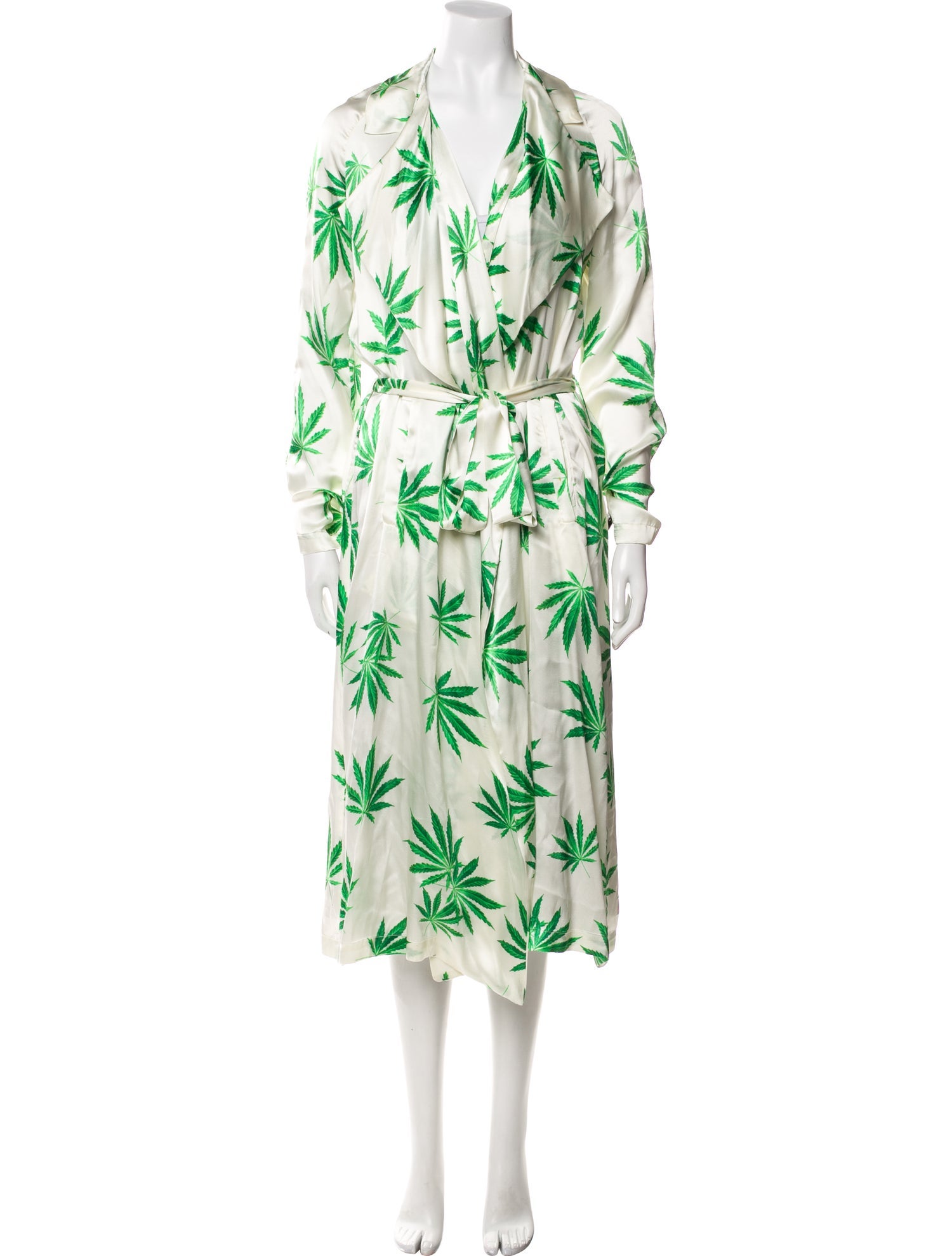 we are LEONE Silk Printed Robe