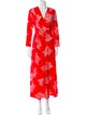 we are LEONE Silk Floral Print Robe