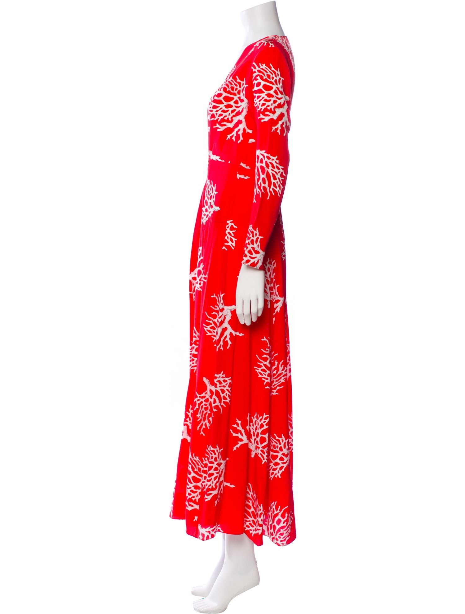 we are LEONE Silk Floral Print Robe