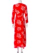we are LEONE Silk Floral Print Robe