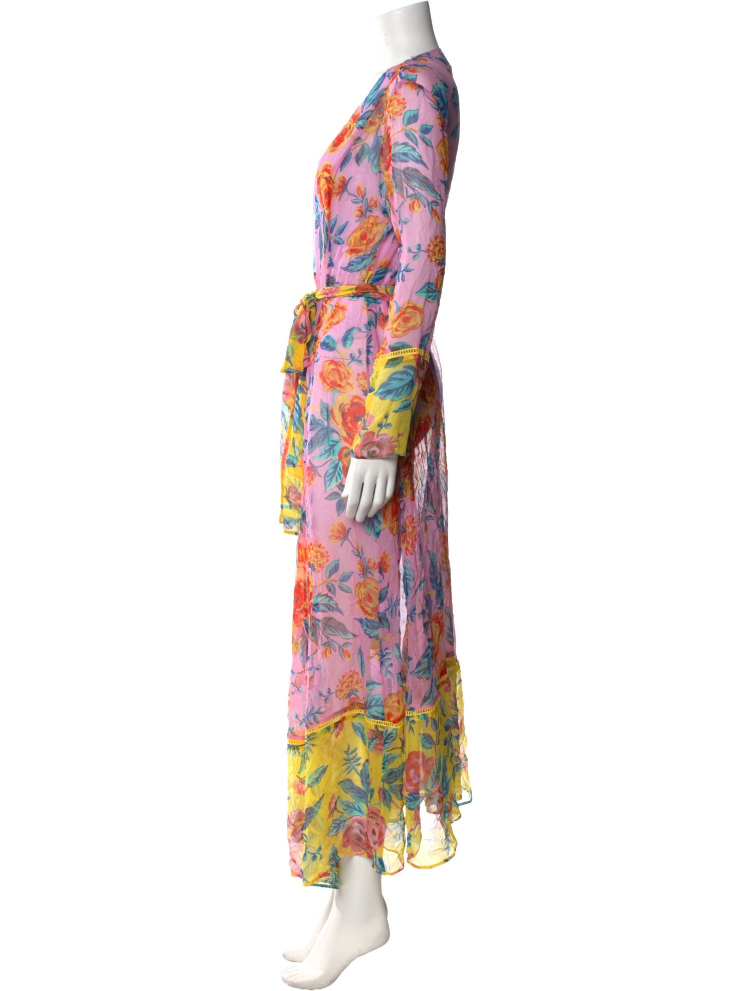 we are LEONE Silk Long Dress
